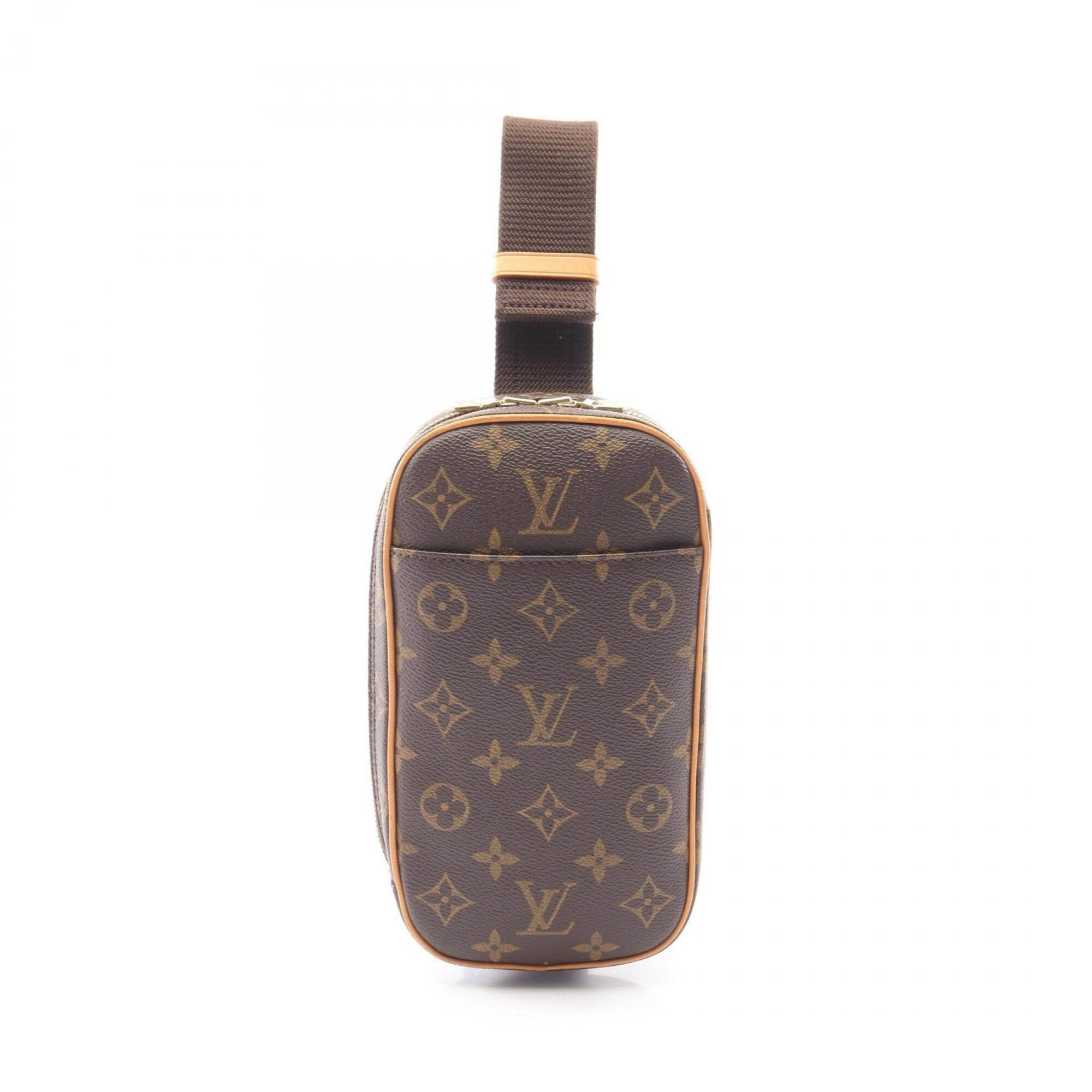 Louis Vuitton Louis Vuitton Pochette Gange Waist Bag/Body Bag/Handbag, Coated Canvas/Leather, Monogram Pattern, Men's/Women's, Brown, M51870 Size ONE SIZE - 1 Thumbnail