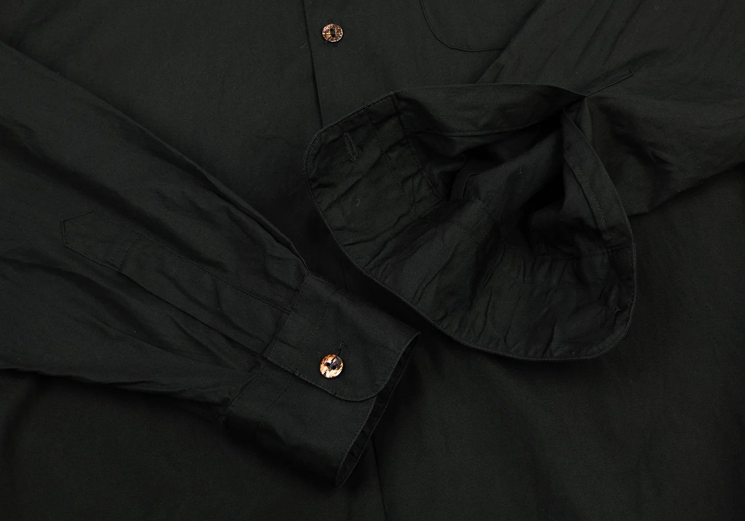 Jean Paul Gaultier Cotton Basic Shirt in Black, Size 48 Size US M / EU 48-50 / 2 - 12 Thumbnail