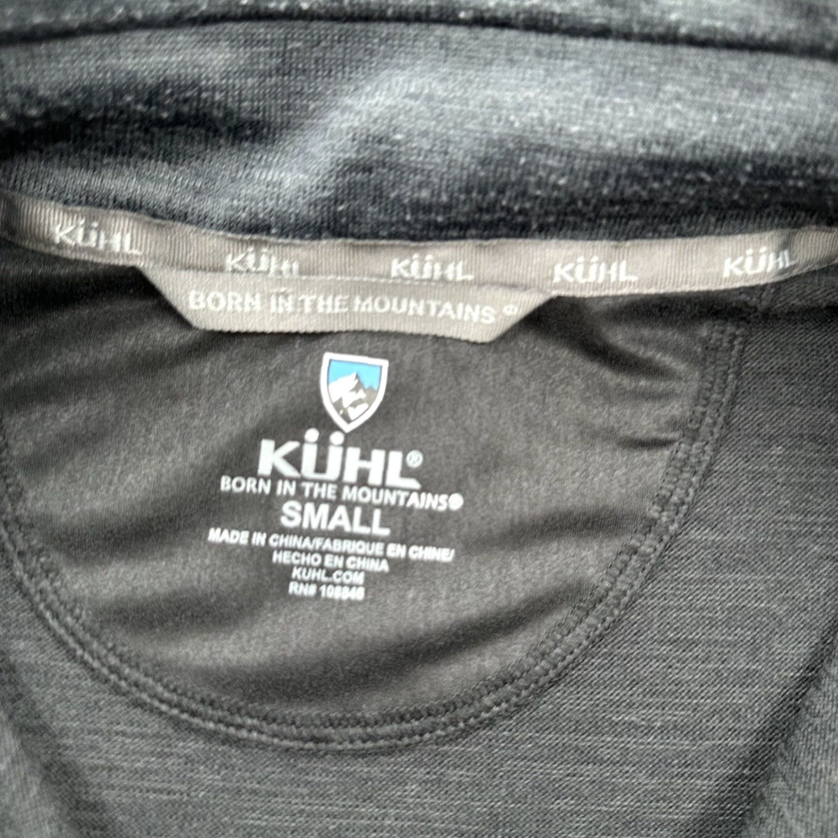 Vintage Kuhl Sweater Men S Gray 1/4 Zip Long Sleeve Outdoor Hiking Camping Fishing Regular Shirt Mens Size US S / EU 44-46 / 1 - 3 Thumbnail