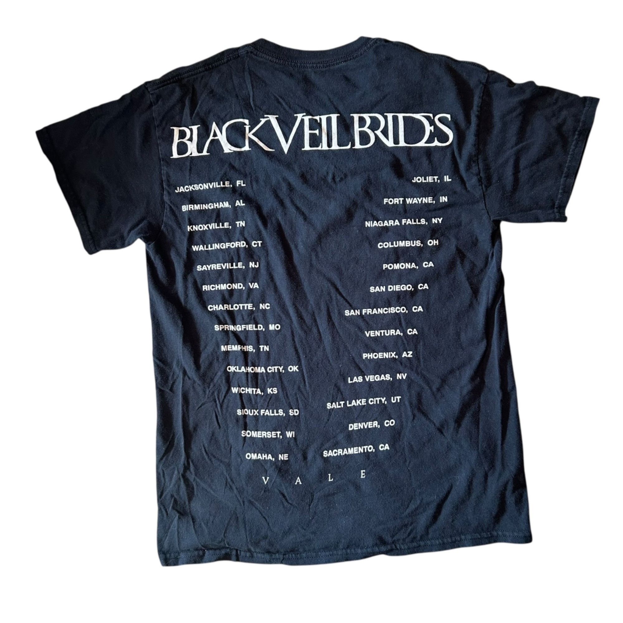 Other Black Veil Brides Vale Concert 2018 Graphic Band Tee M Size US M / EU 48-50 / 2 - 3 Thumbnail