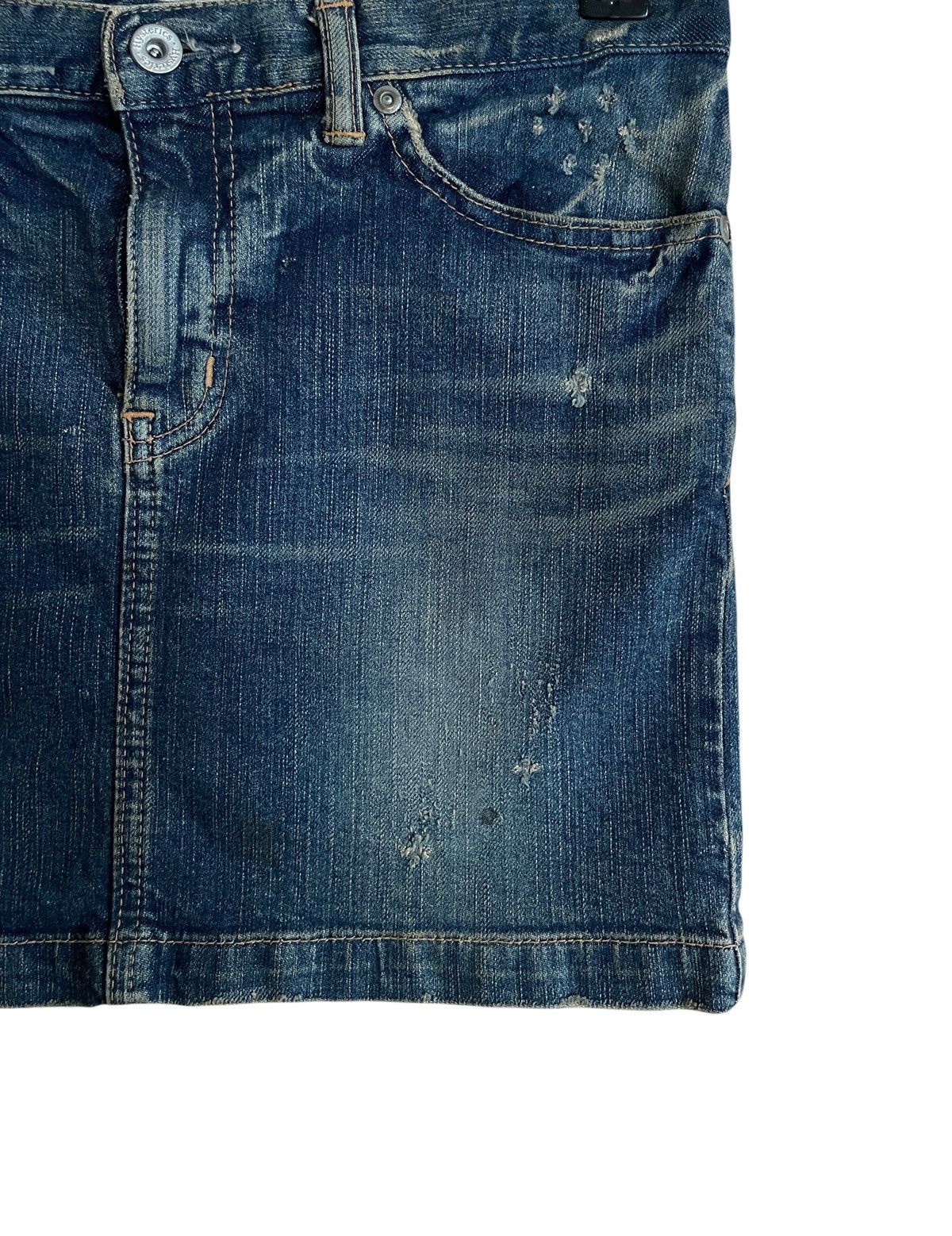 Levi's Vintage Japanese Brand Hysteric Glamour Skirt Jeans 1990s Size 30" / US 8 / IT 44 - 4 Thumbnail
