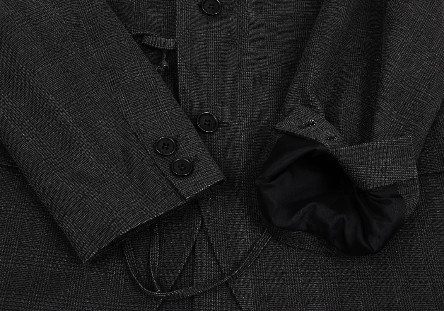 Yohji Yamamoto Yohji Yamamoto Cotton Glen Check Blazer Size US S / EU 44-46 / 1 - 7 Thumbnail