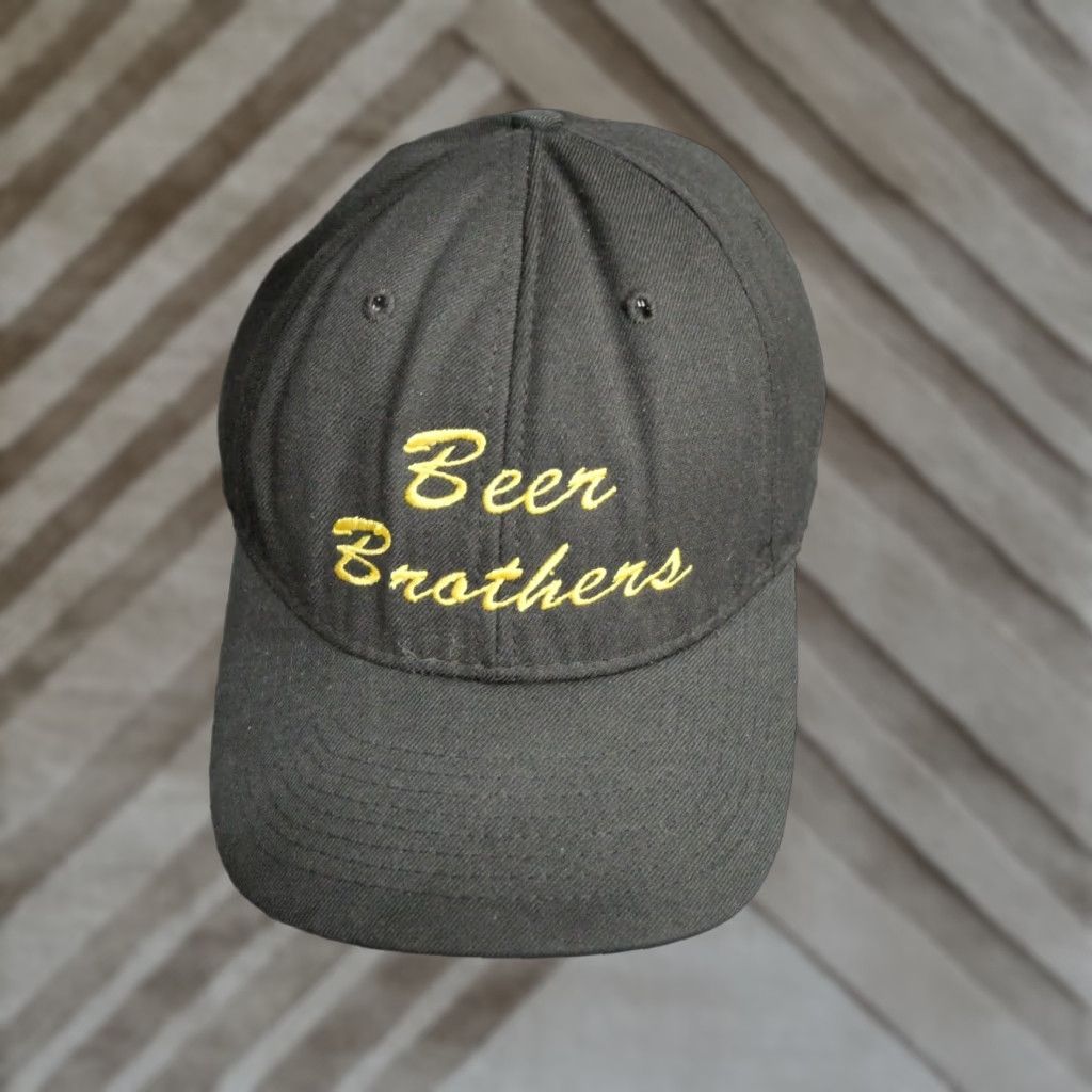 Vintage VINTAGE DeLong Beer Brothers Hat Cap 7 5/8 Black Mens Snapback 80s Alcohol Deluxe? Size ONE SIZE - 1 Thumbnail