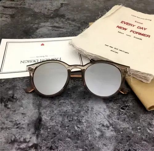 Designer × Vintage Vintage round frame sunglasses Size ONE SIZE - 1 Thumbnail