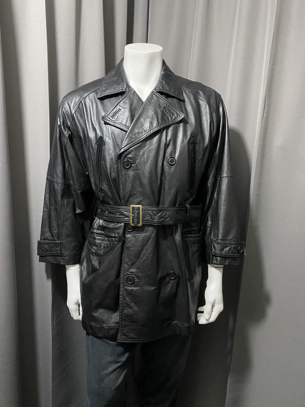 Issey Miyake 1980s Hai Sporting Gear by Issey Miyake Double Breasted Coat Size US M / EU 48-50 / 2 - 1 Thumbnail