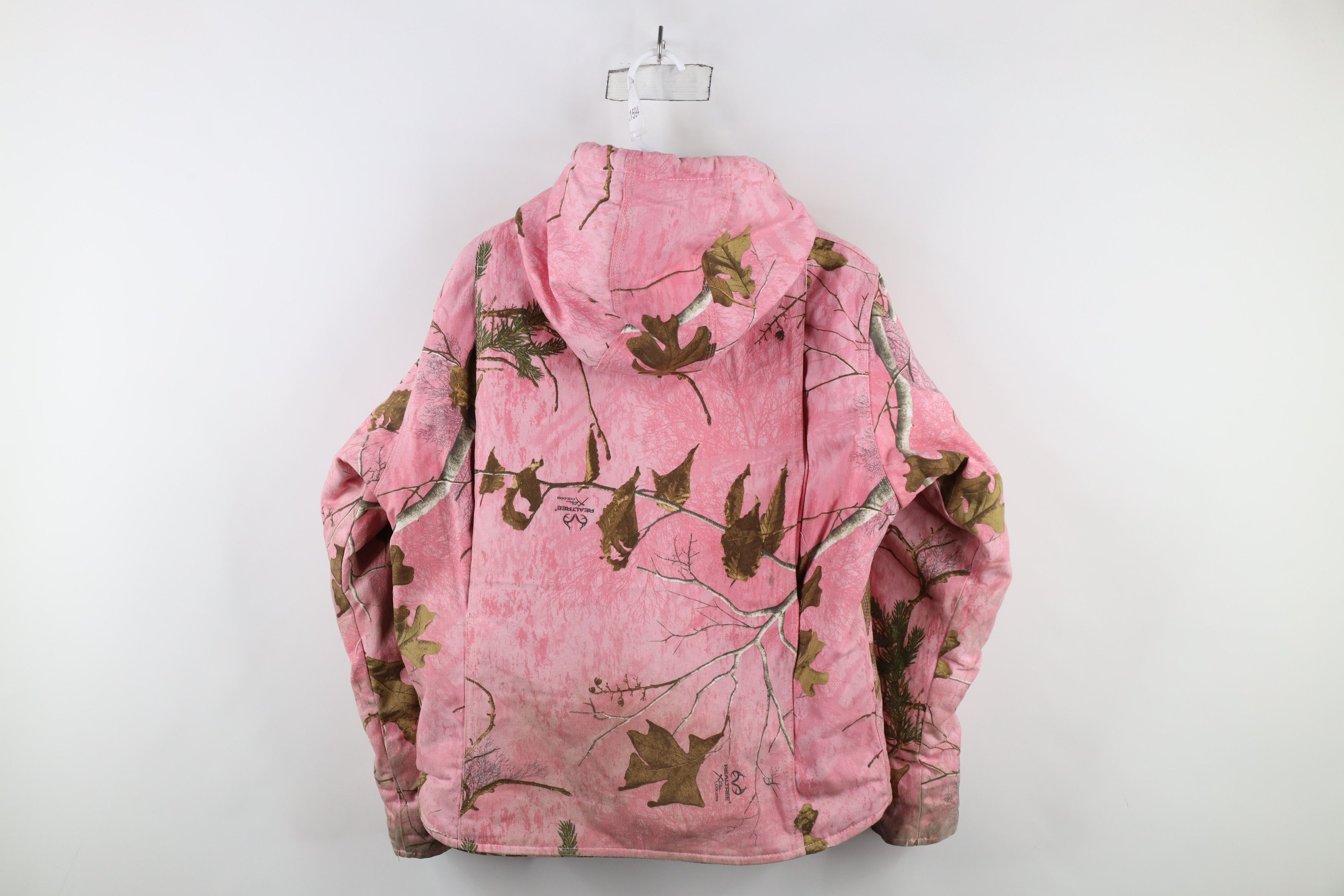 Vintage Vintage Streetwear Fleece Lined Pink Camouflage Jacket Size S / US 4 / IT 40 - 17 Thumbnail