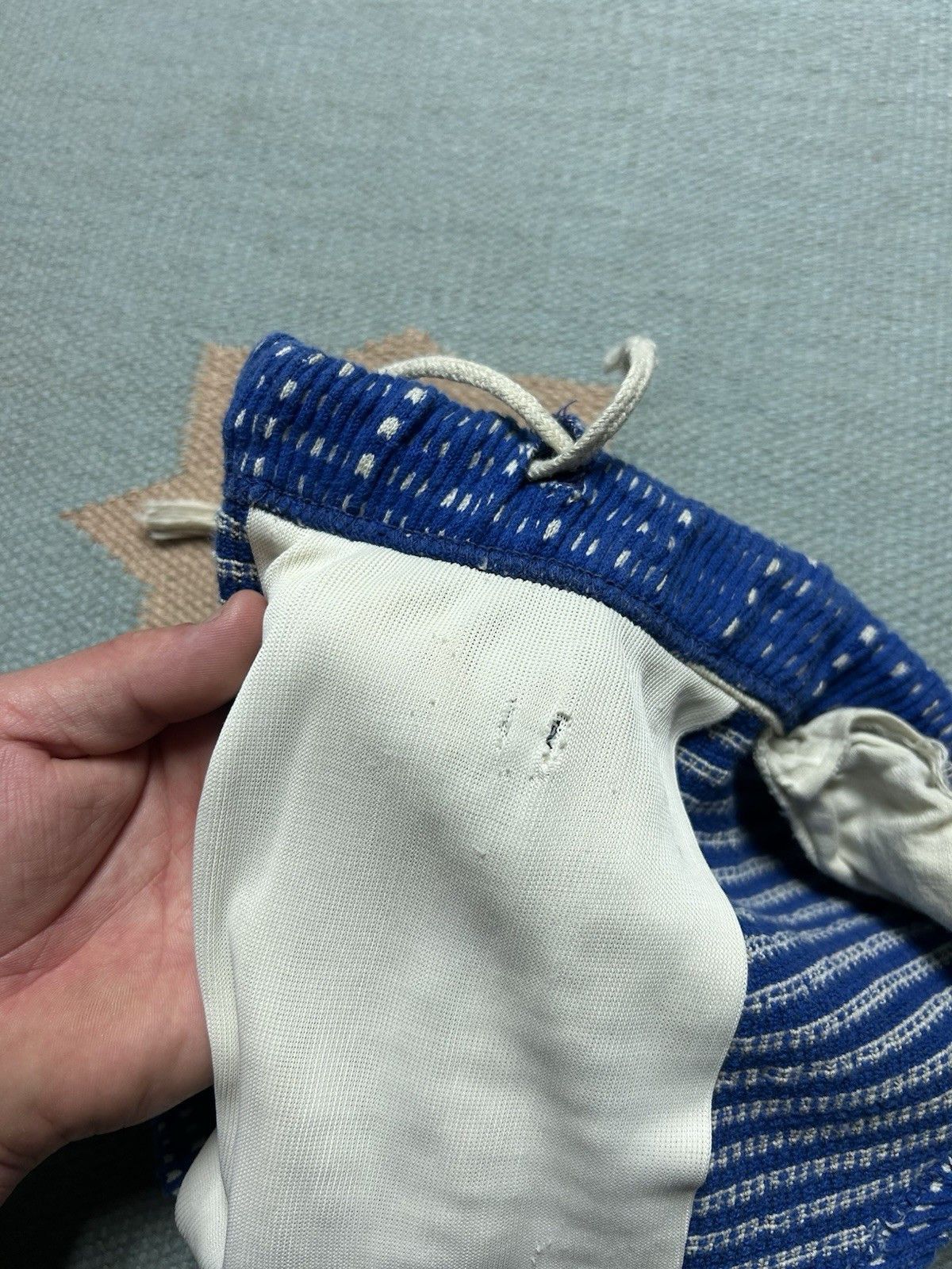 Vintage 1950s men’s swimsuit brief trunks high waisted Brent cotton Size US 28 / EU 44 - 6 Thumbnail