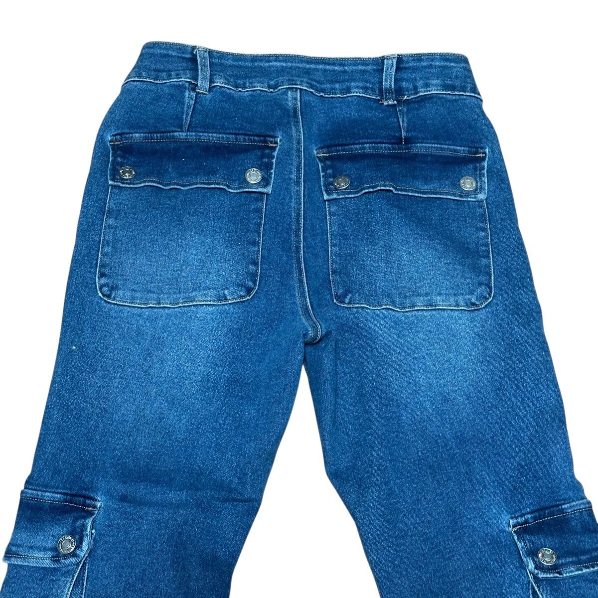 Forever 21 Forever 21 high rise cargo pocket flare leg jeans Size 28" / US 6 / IT 42 - 5 Thumbnail