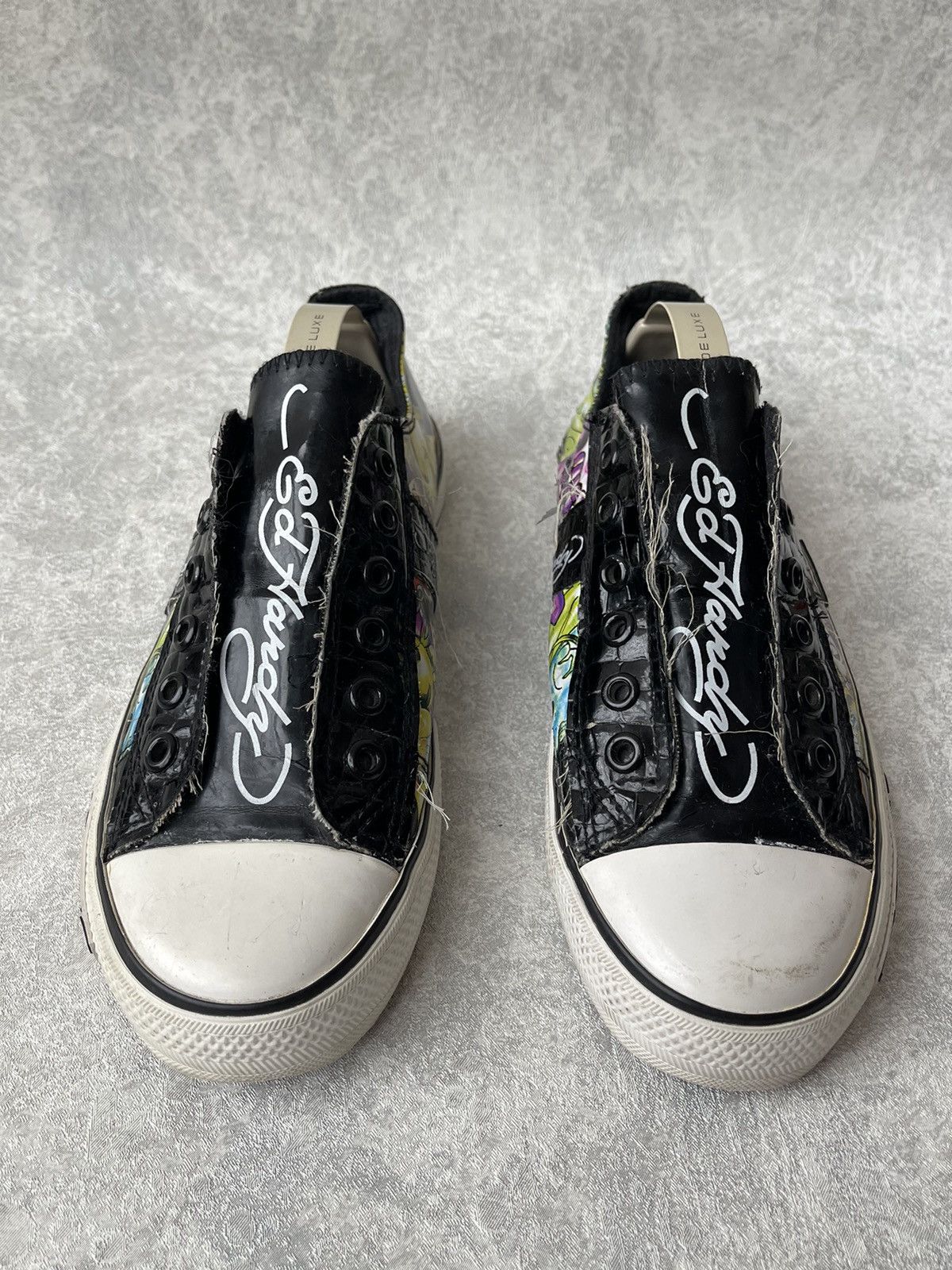 Ed Hardy Vintage Ed Hardy by Christian Audigier Slip On Shoes Size 6 Size US 6 / IT 36 - 4 Thumbnail