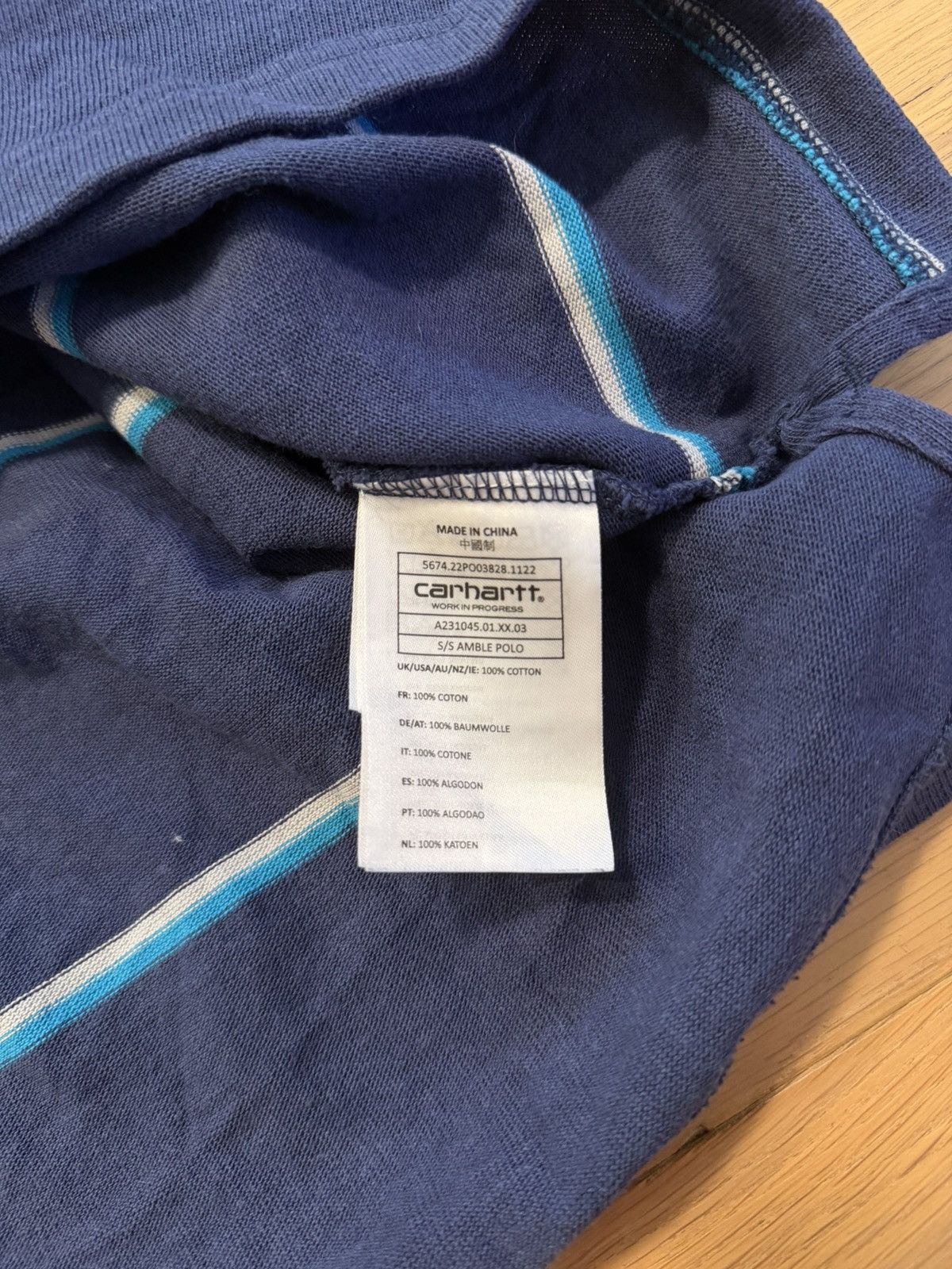 Carhartt Carhartt Polo Navy Small Size US S / EU 44-46 / 1 - 3 Thumbnail