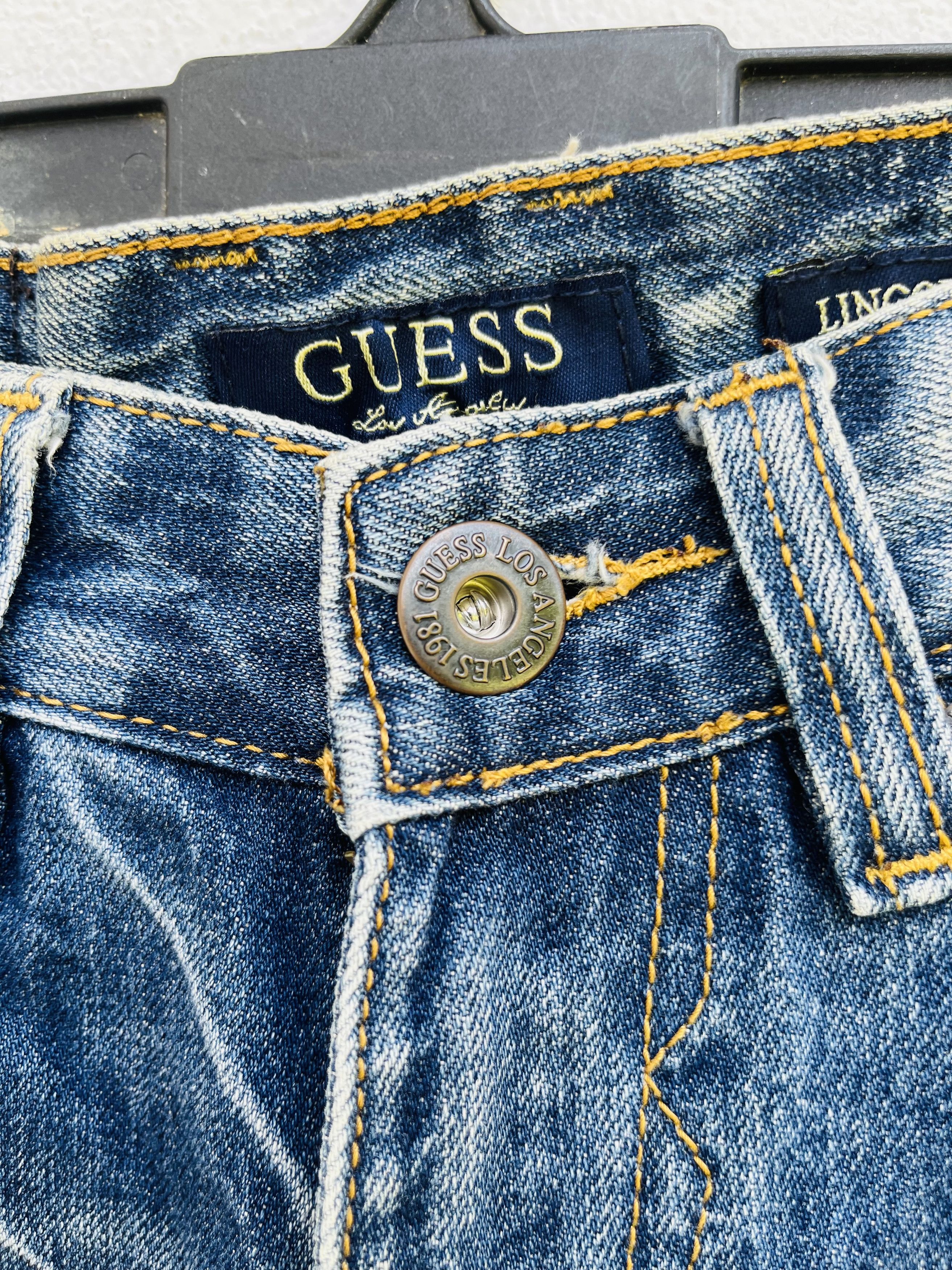 Guess × Japanese Brand Vintage Guess Distressed Japanese Designer Fashion Style Size US 29 - 6 Thumbnail