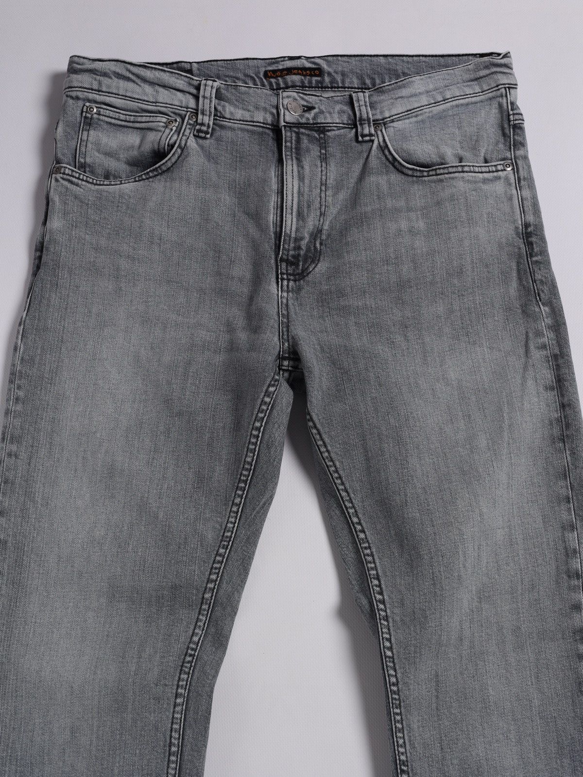 Nudie Jeans Nudie Jeans Grey Denim Pants Mens w33 Lean Dean Size US 33 - 5 Thumbnail