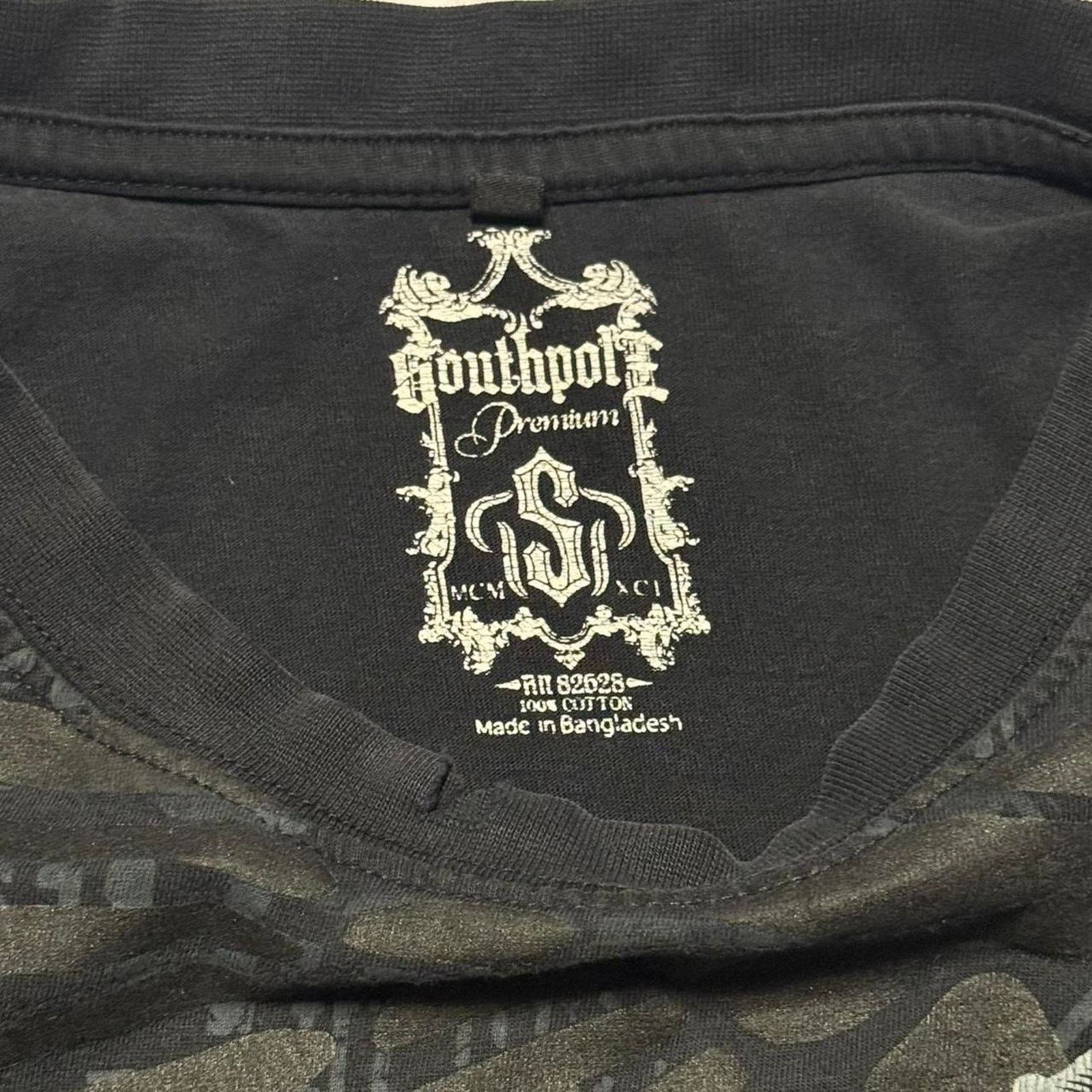 Southpole Black and Grey Southpole Y2K Grunge Tee Size US XXL / EU 58 / 5 - 3 Thumbnail