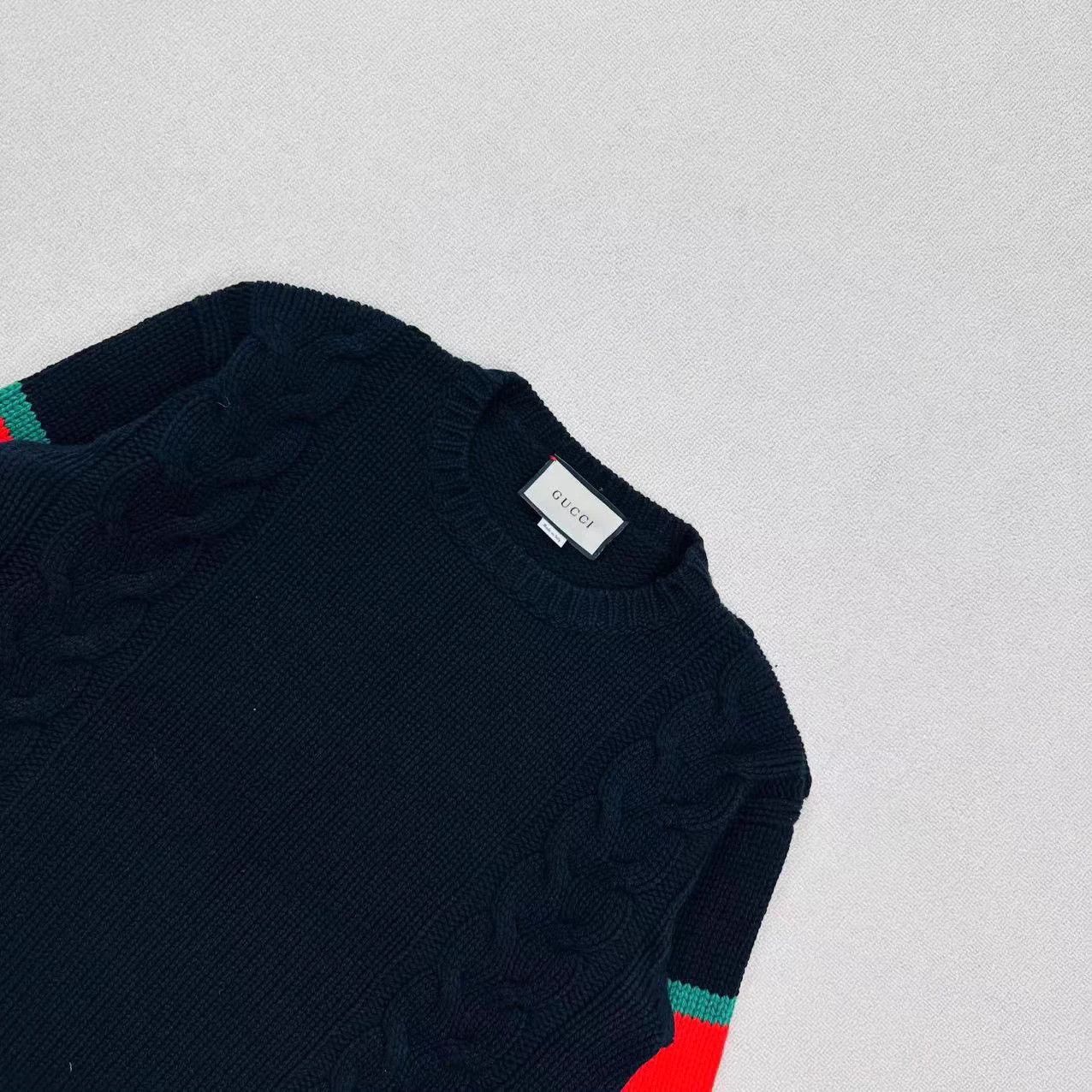 Gucci GUCCI RG Colorblock Sweater S Excellent Condition Size S / US 4 / IT 40 - 3 Thumbnail