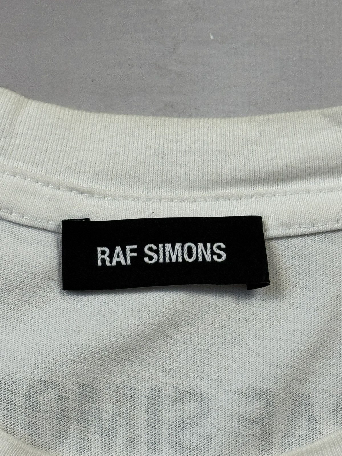 Raf Simons Fw17 Raf Simons America Tour Tee(White/L-XL) Size US XL / EU 56 / 4 - 6 Thumbnail