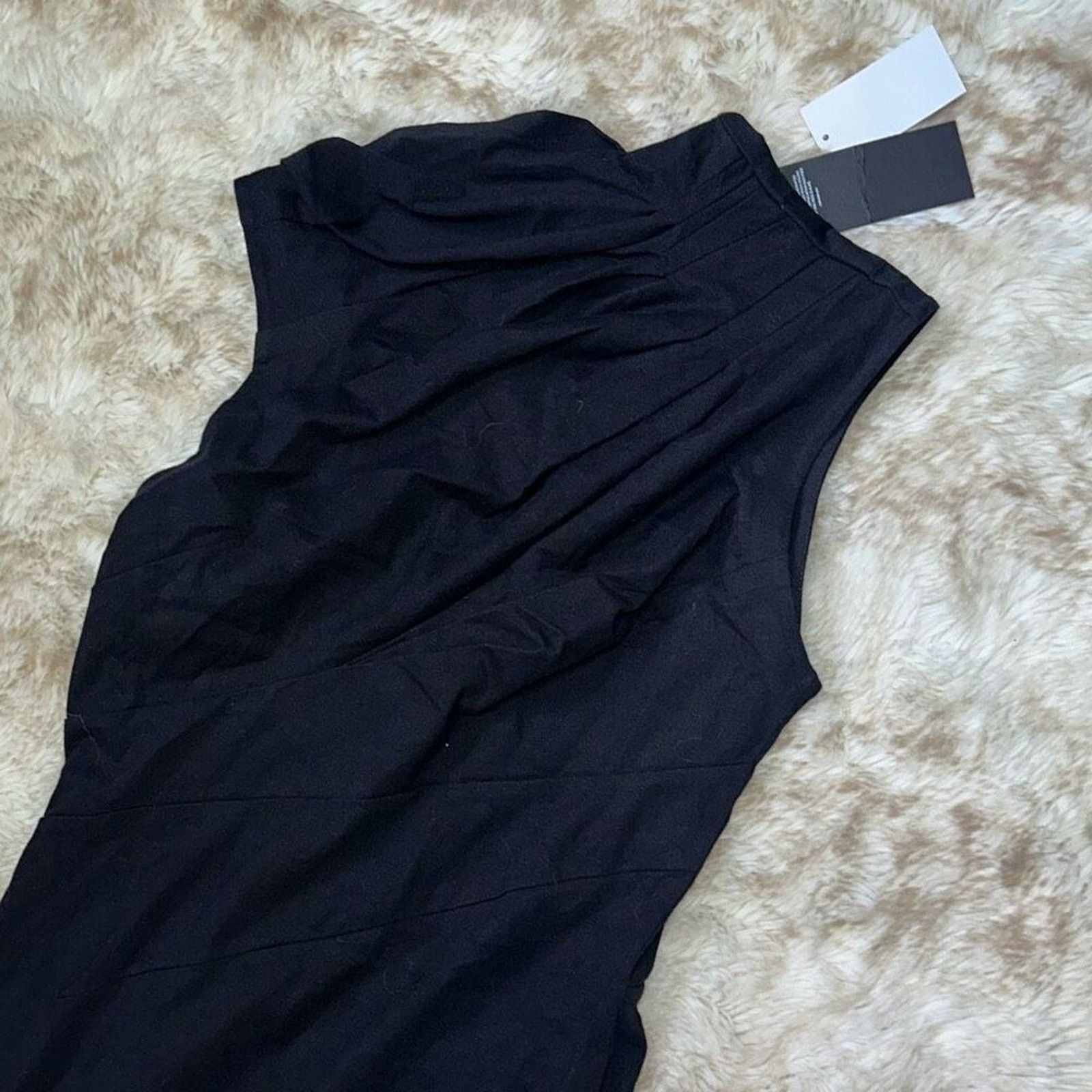Rta RTA Holly twisted neck mini organza jersey dress | Sz 4, NWT Size S / US 4 / IT 40 - 8 Thumbnail