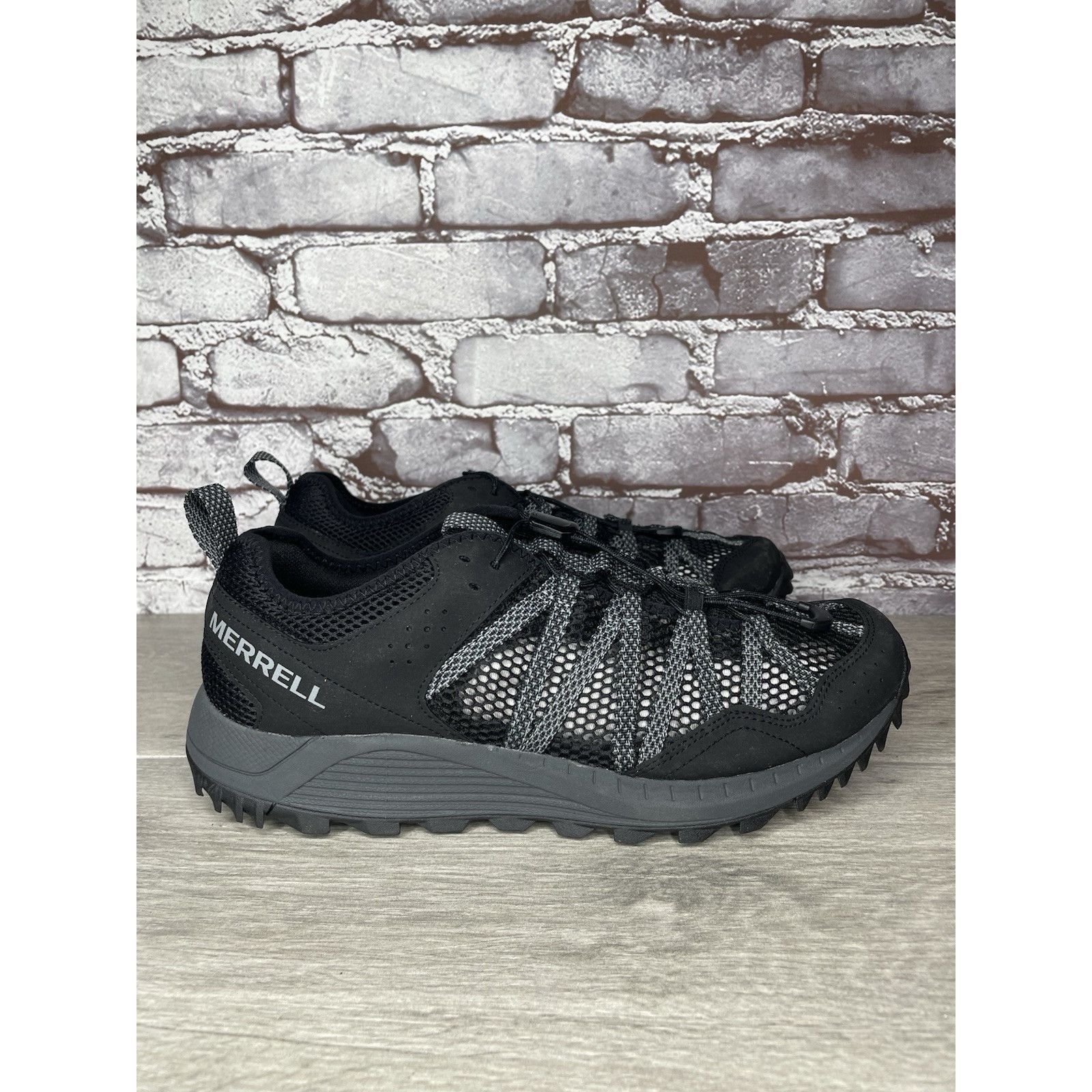 Merrell Merrell Wildsport Aerosport Black Synthetic Lace Hiking Outd Size US 10.5 / EU 43-44 - 12 Thumbnail
