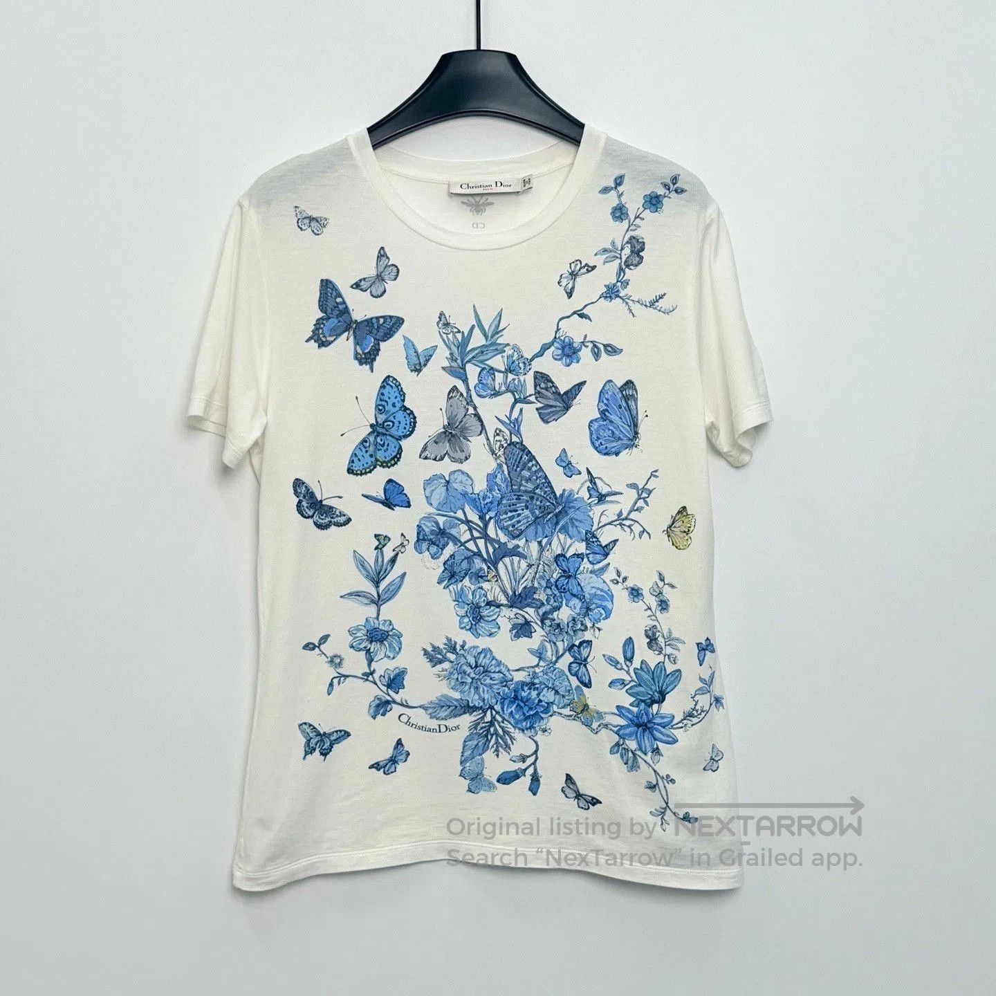 Dior Dior Blue Butterfly Floral Toile T. Size M / US 6-8 / IT 42-44 - 1 Thumbnail