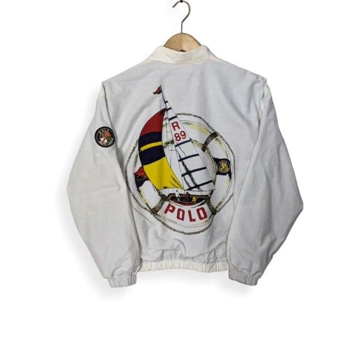 Polo Ralph Lauren Ralph Lauren Jacket Cookie Sailing Yacht CP-93 Vintage Size M / US 6-8 / IT 42-44 - 2 Thumbnail