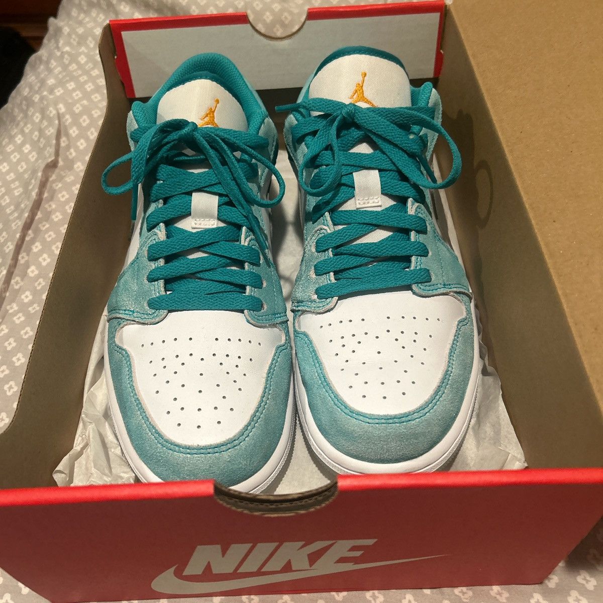 Nike Jordan One Low “New Emerald” Size US 9.5 / EU 42-43 - 3 Thumbnail