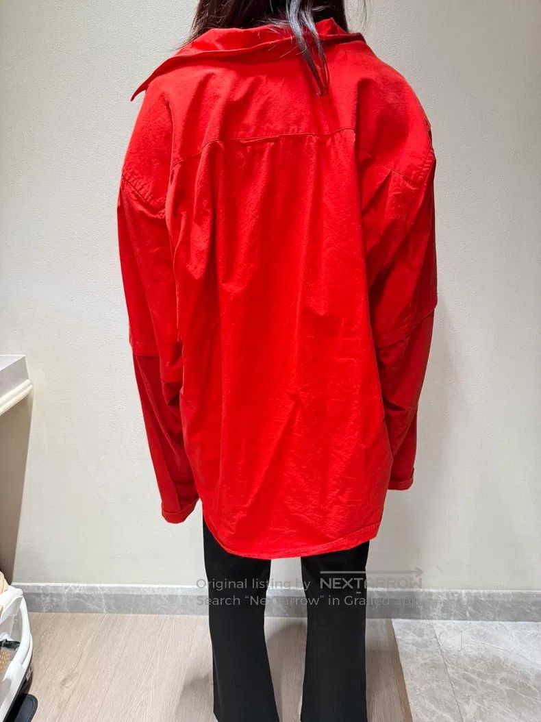 Balenciaga Balenciaga Red long sleeve shirt Size US XL / EU 56 / 4 - 2 Thumbnail