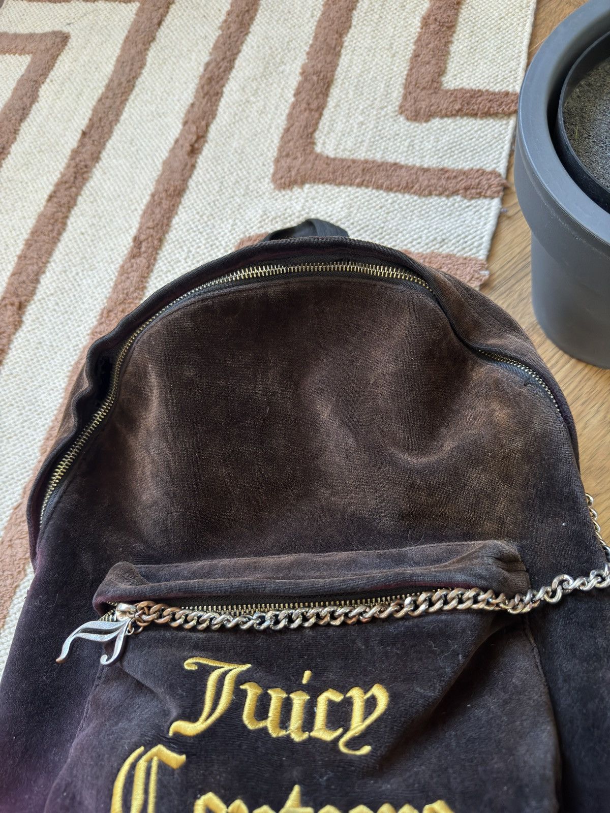 Juicy Couture × Vintage VINTAGE JUICY COUTURE VELOUR CUTE BACKPACK Size ONE SIZE - 14 Thumbnail