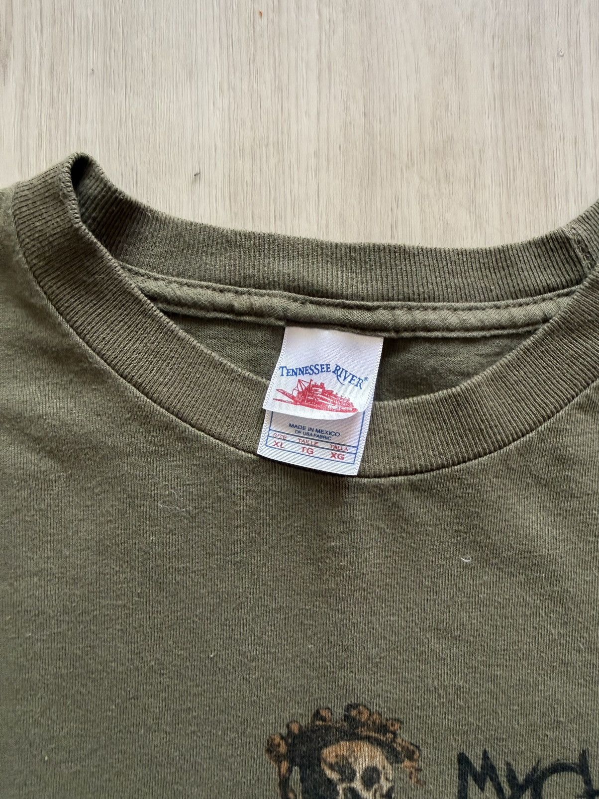 Vintage Vintage My Chemical Romance Tee Olive Sz XL Tennessee River Size US XL / EU 56 / 4 - 5 Thumbnail
