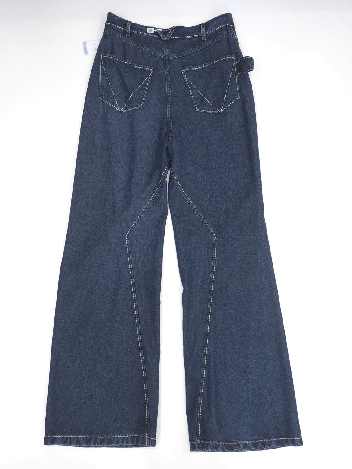Bottega Veneta Sz 48 Bottega Veneta 21SS Fluid Plain Denim-2505 Size US 32 / EU 48 - 2 Thumbnail