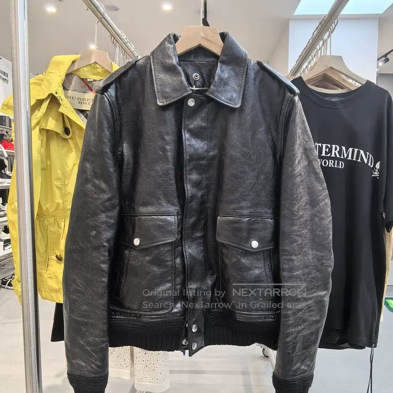 Saint Laurent Paris Saint Laurent Paris Leather and Fur Jacket i Size US S / EU 44-46 / 1 - 1 Thumbnail