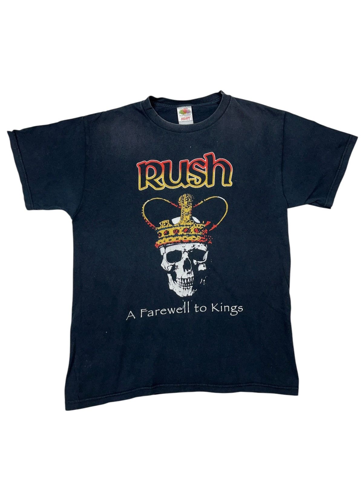 Band Tees × Vintage Vintage 00s Rush A Farewell To Kings Faded T-shirt Size US M / EU 48-50 / 2 - 1 Thumbnail