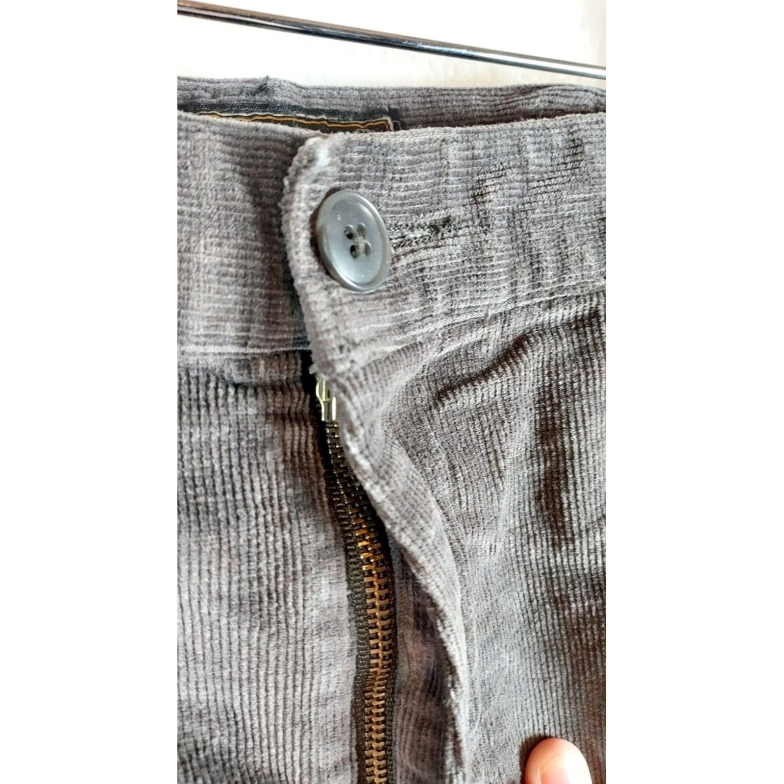 Jos. A. Bank VINTAGE? No. Jos. A. Bank Reserve Mens Gray Corduroy Dress Pants 40x30 Comfort Fit Casual Size US 40 / EU 56 - 4 Thumbnail