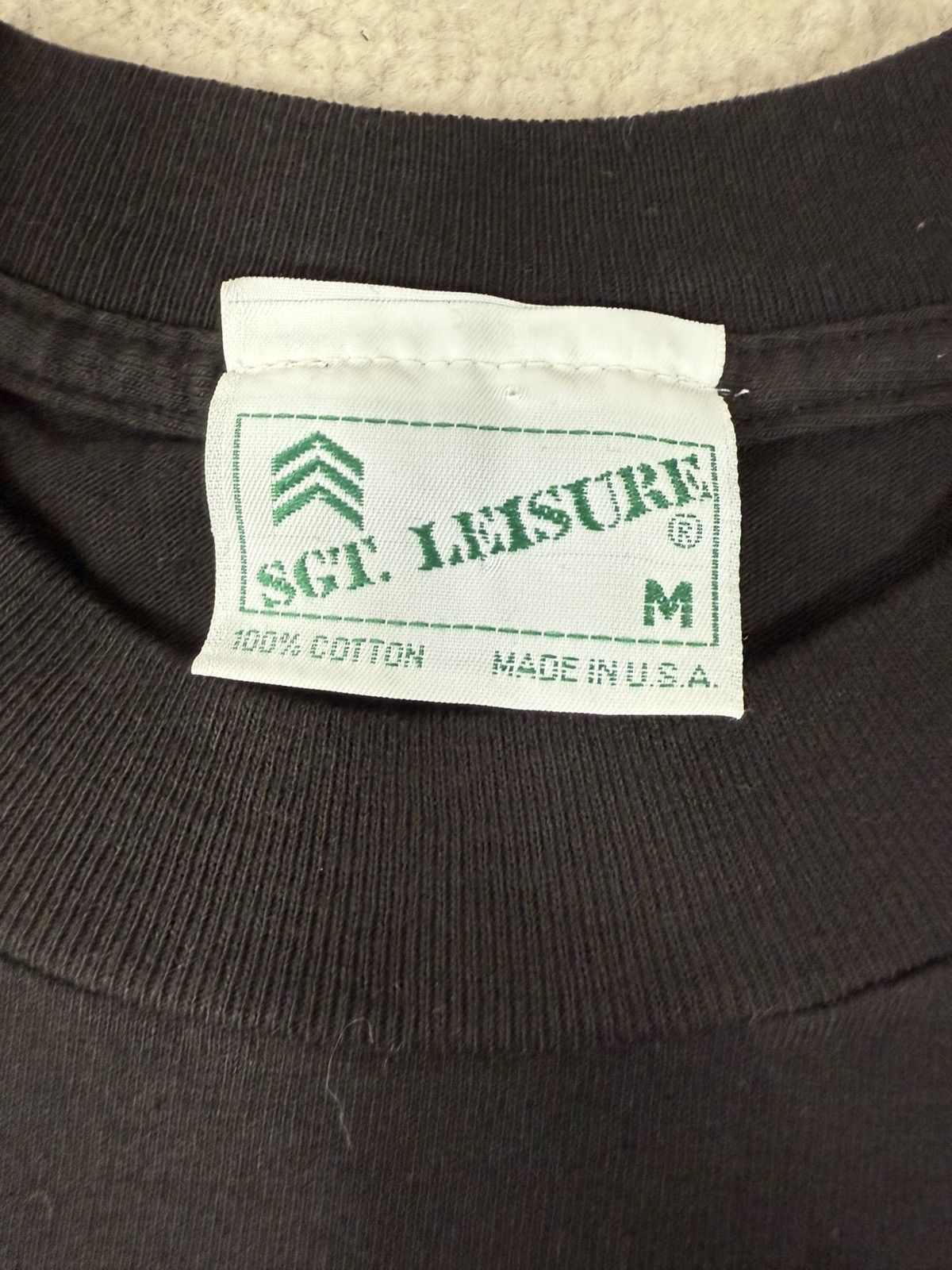 Vintage Vintage 1987 SGT. Leisure California Single Stitch T-Shirt Size US M / EU 48-50 / 2 - 5 Thumbnail