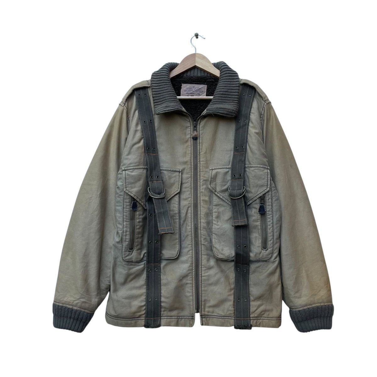 Avirex × Vintage 💥Vintage Avirex High Speed Low Level Flight Air Force Sherpa Size US XL / EU 56 / 4 - 2 Thumbnail