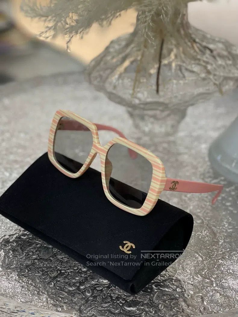 Chanel Chanel Beach series pink orange sunglasses Size ONE SIZE - 1 Thumbnail