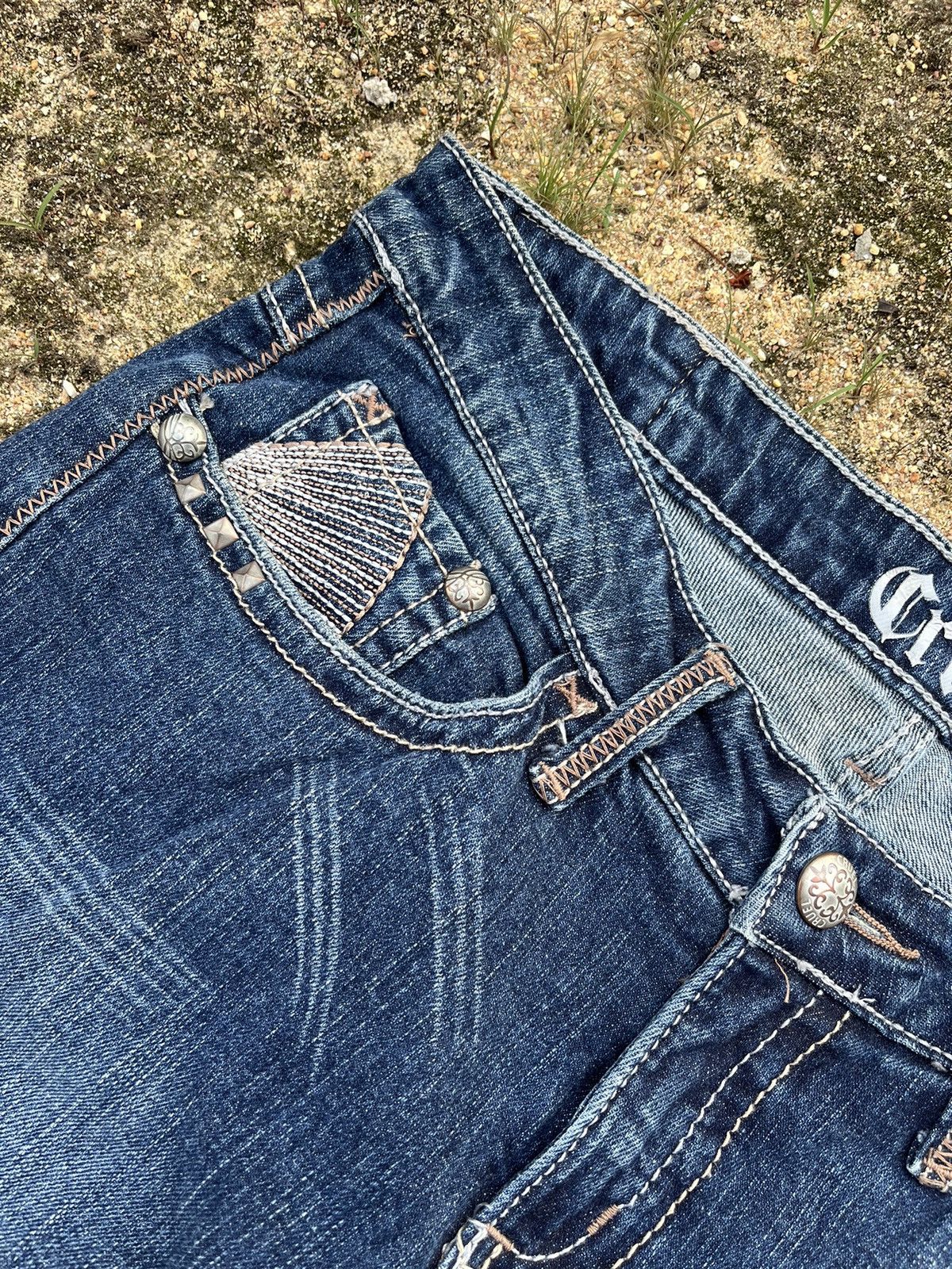 Hysteric Glamour × Japanese Brand × Vintage Flare Cruel Hysteric Inspired Denim Size US 31 - 8 Thumbnail