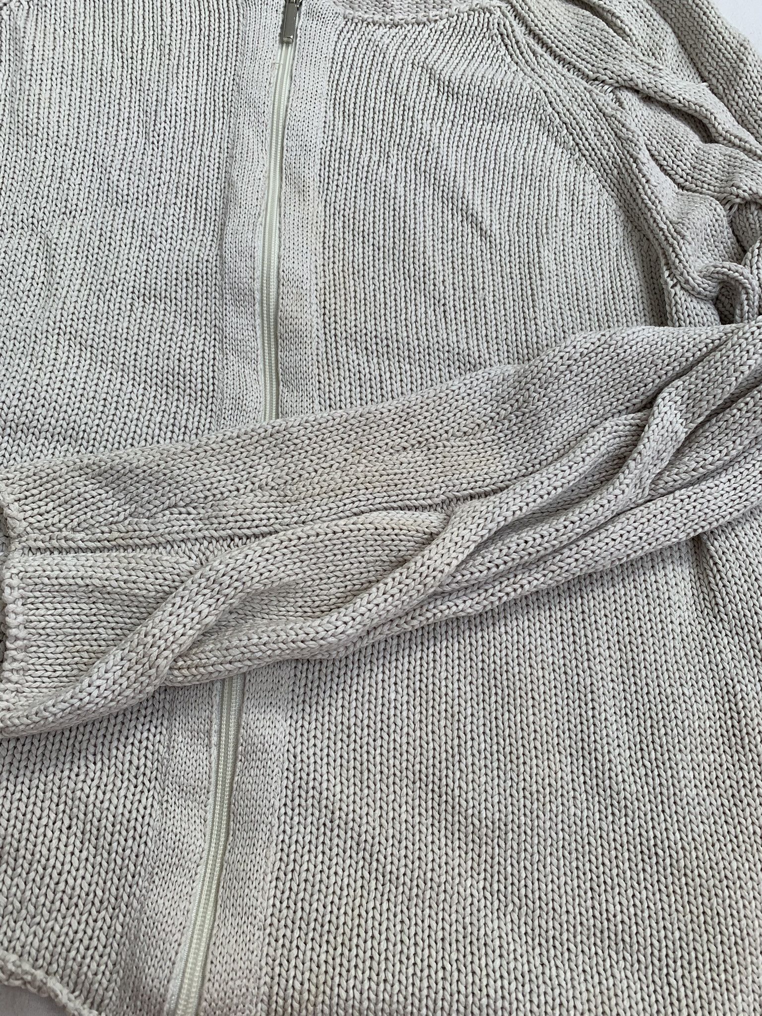 Max Mara Max Mara cotton zip-up sweater knitwear Size L / US 10 / IT 46 - 6 Thumbnail