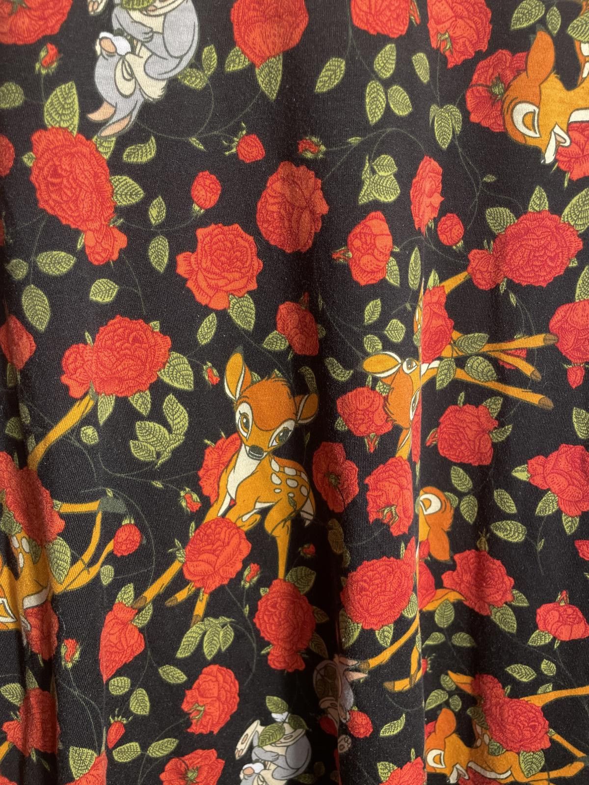 Disney LuLaRoe Disney Bambi Blouse Top Women's XL Tunic Deer EUC Size XL / US 12-14 / IT 48-50 - 6 Thumbnail