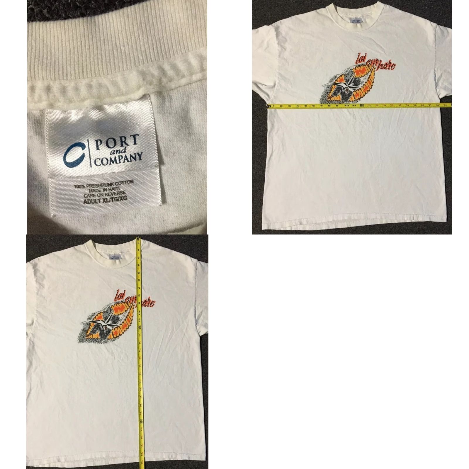 JNCO VINTAGE Let Em Hate Zero Strategy Faded Shirt XL Graffiti Size US XL / EU 56 / 4 - 10 Thumbnail