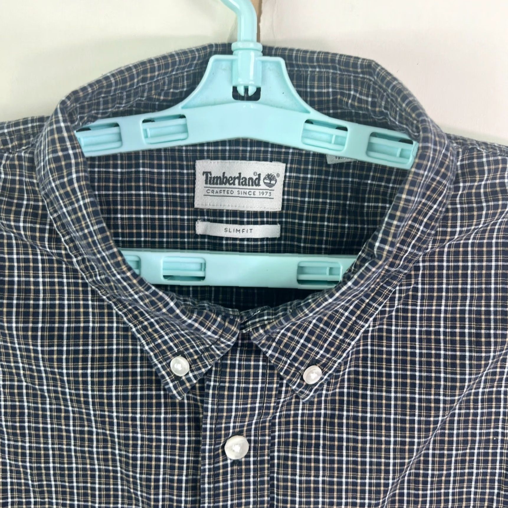 Timberland Timberland Long Sleeve Checked Button-Up Shirt Mens Size L Slim Fit Multicolor Outdoor Size US L / EU 52-54 / 3 - 3 Thumbnail