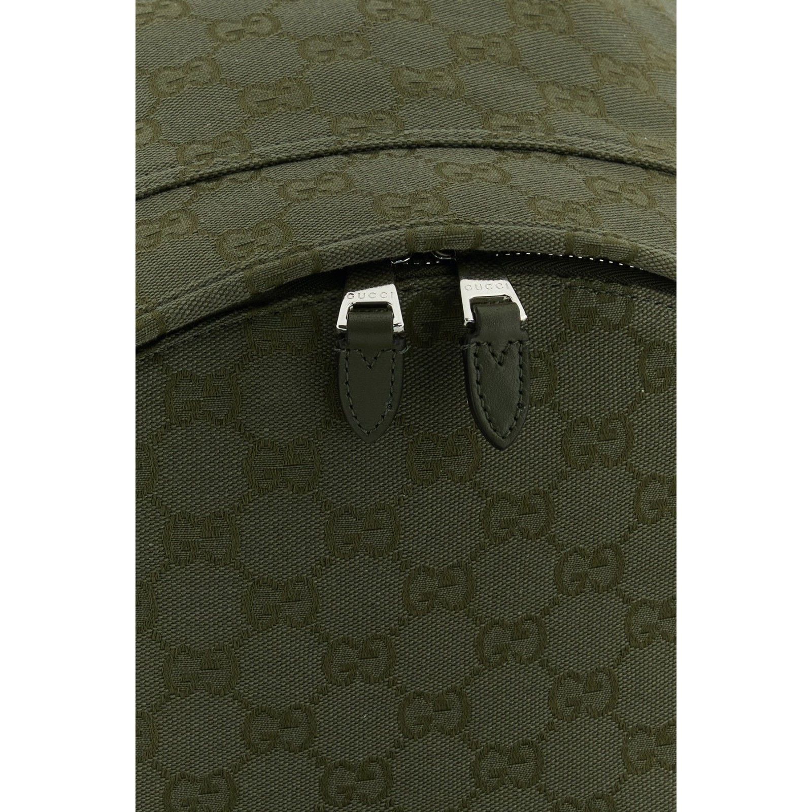 Gucci GUCCI GG Green Fabric Backpack New & Authentic Size ONE SIZE - 4 Thumbnail
