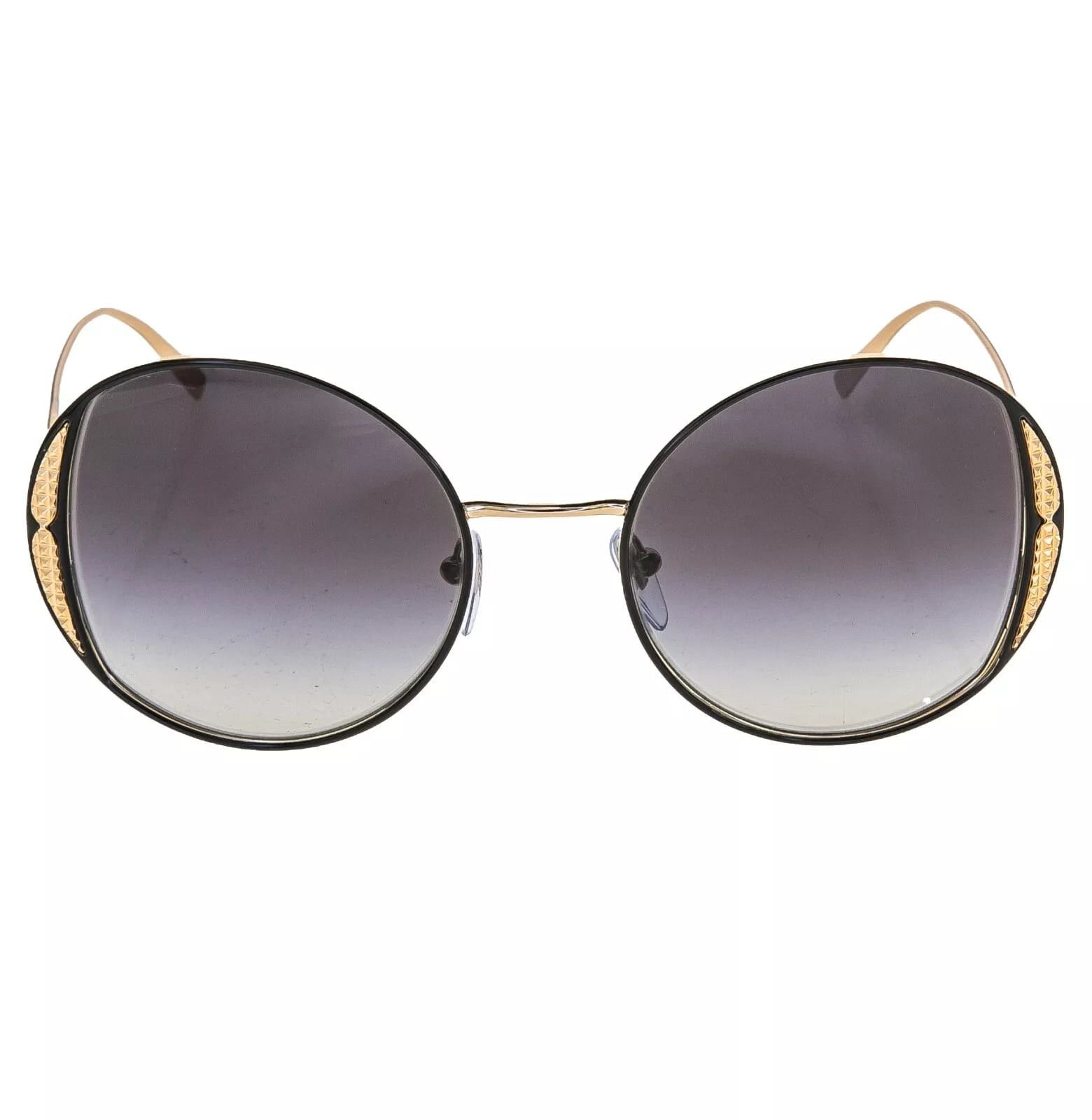 Bvlgari BVLGARI BV6169 Black Round Metal Fashion Sunglasses 6169 Size ONE SIZE - 9 Thumbnail
