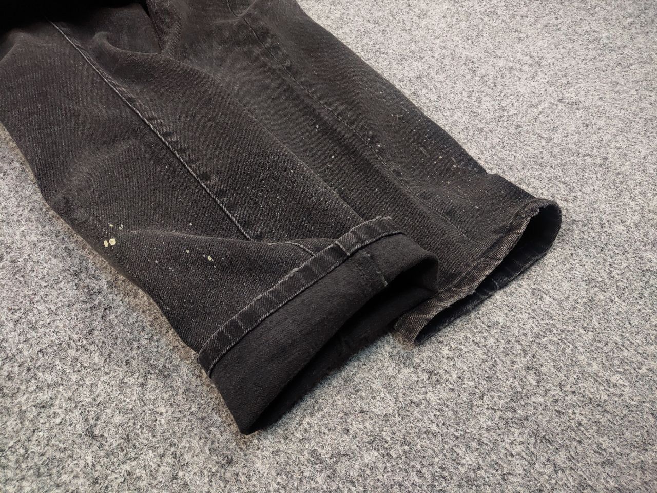 R13 R13 Stove Pipe Japanese Denim Design Paint straight Jeans Size 26" / US 2 / IT 38 - 12 Thumbnail