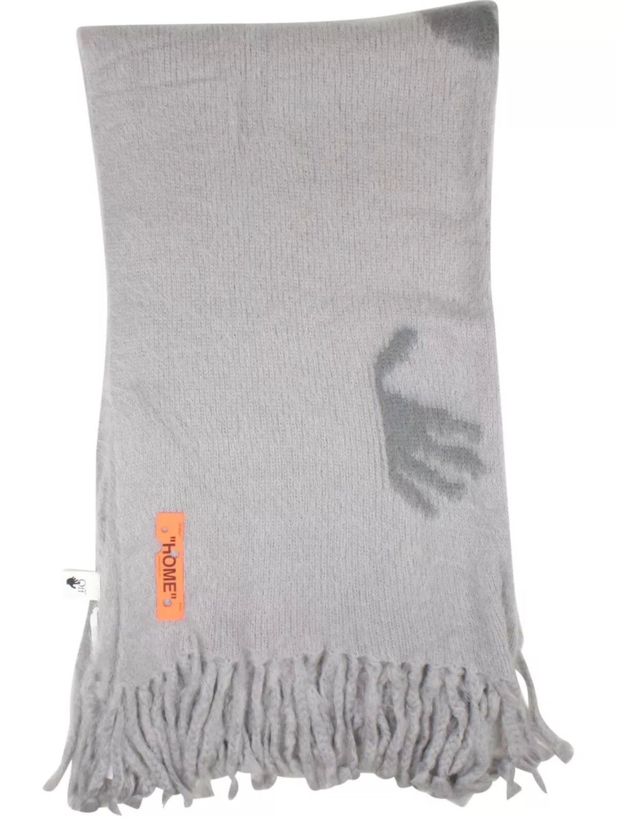 Off-White Off-White intarsia-knit blanket with Pillow Size ONE SIZE - 1 Thumbnail