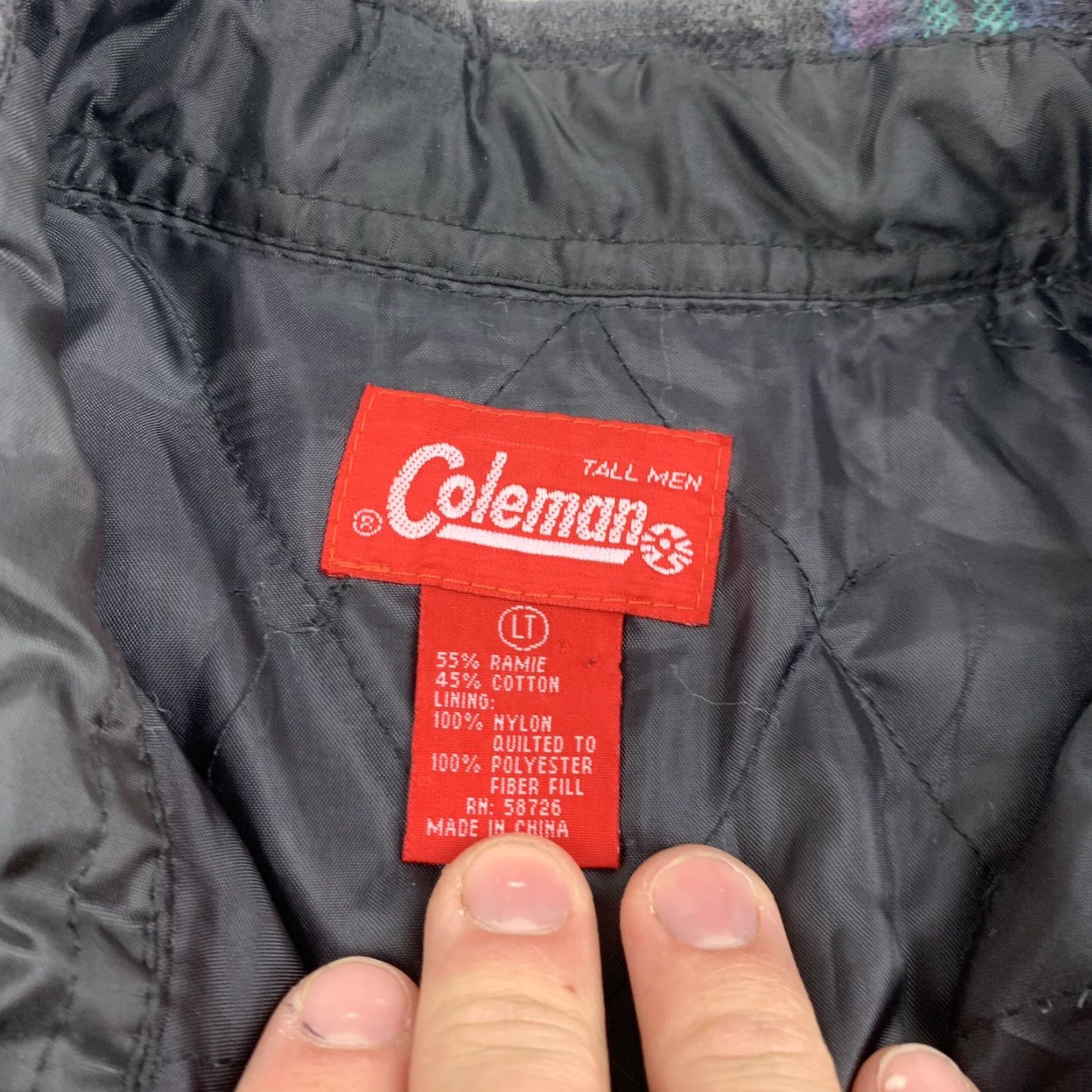 Vintage VINTAGE Coleman Flannel Shirt Mens Adult LT Gray Plaid Quilted Button-Up 90s Camping Size US L / EU 52-54 / 3 - 3 Thumbnail