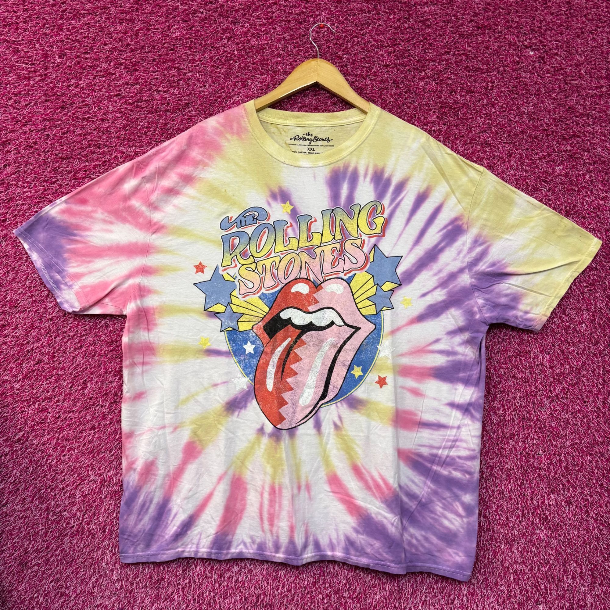 The Rolling Stones The Rolling Stones Circus Stars Hot Lips Rock Band Tie Dye 2 Size US XXL / EU 58 / 5 - 1 Thumbnail