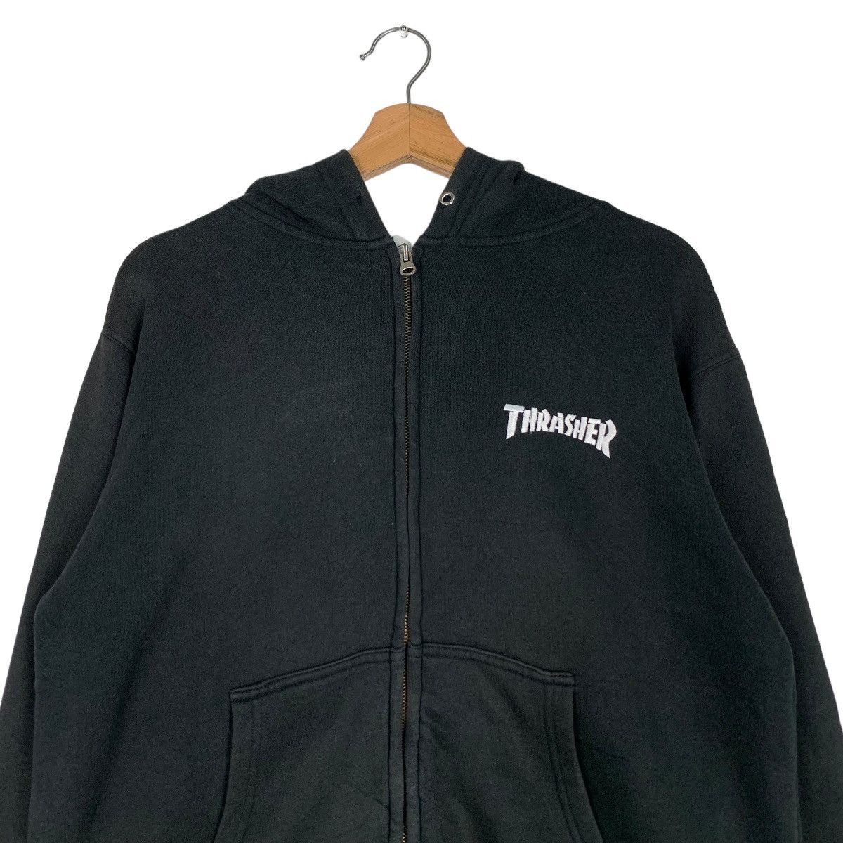 Thrasher Trashed THRASHER Big Logo Zipper Hoodies #0707-C32 Size US M / EU 48-50 / 2 - 5 Thumbnail