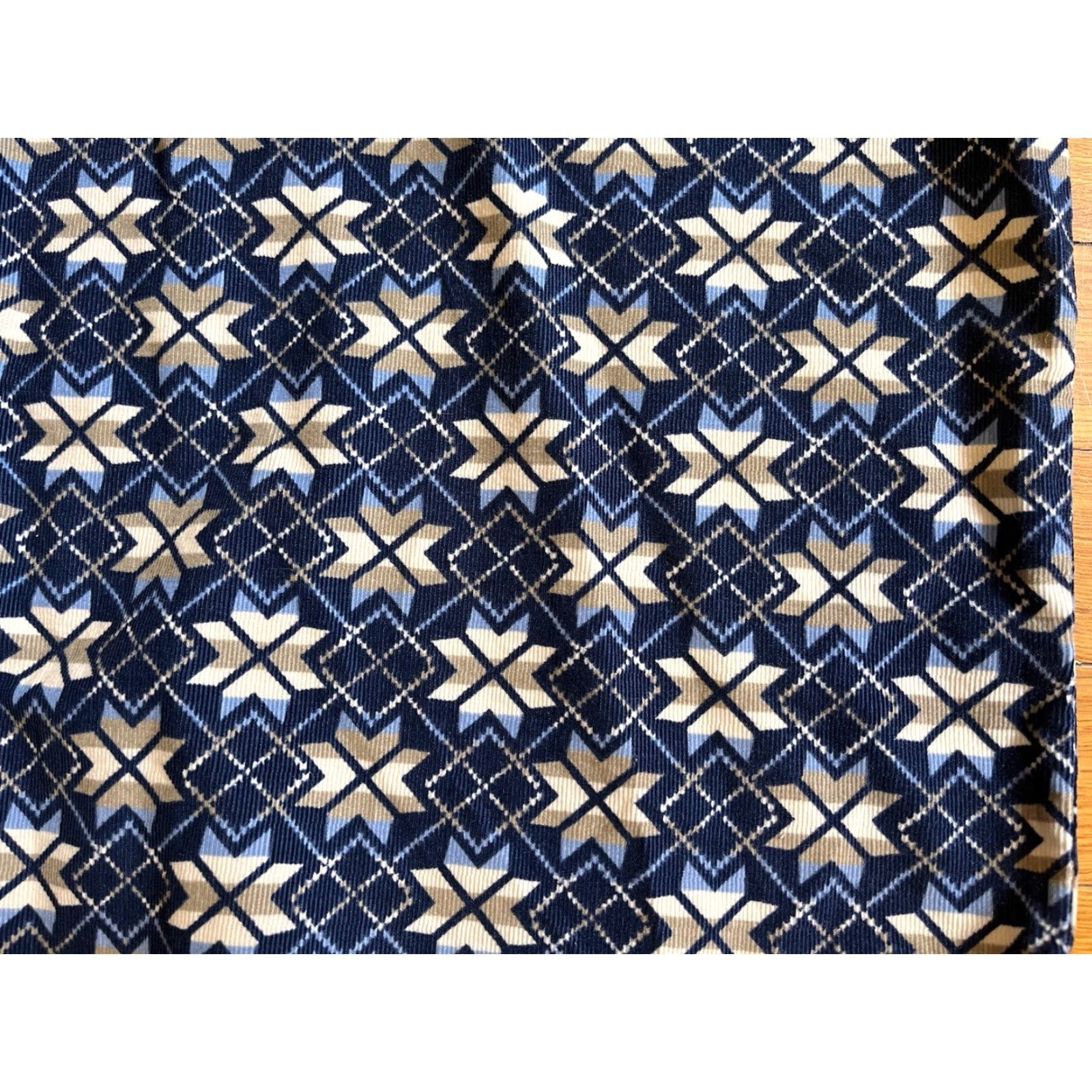 Enyce VINTAGE Enyce All Over Print Shirt Men’s XL Blue Geometric 90s Casual Button-Up Mens Size US XL / EU 56 / 4 - 3 Thumbnail