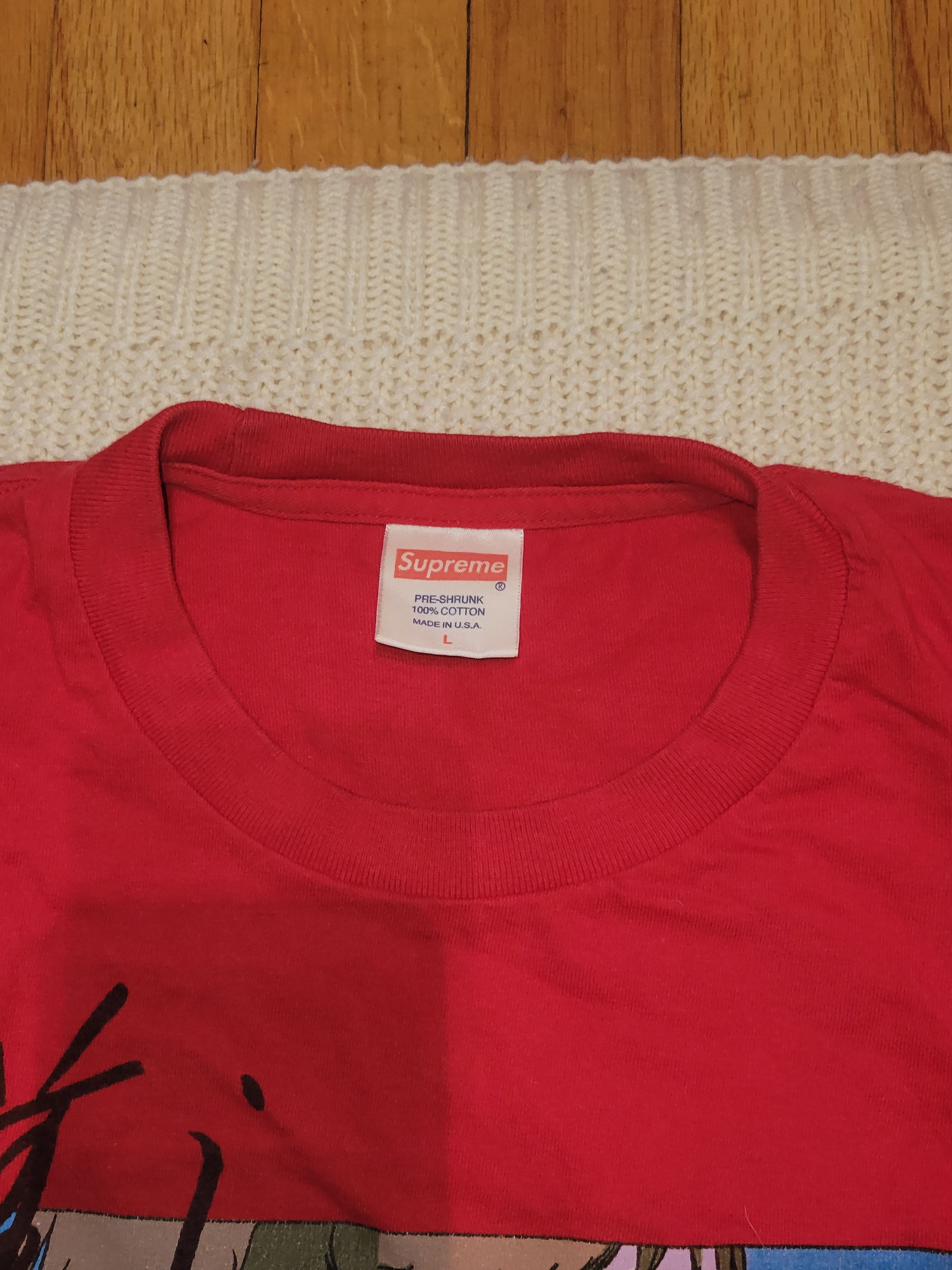 Supreme Supreme x Toshio Maeda Red "Touch" T Shirt Size US L / EU 52-54 / 3 - 3 Thumbnail