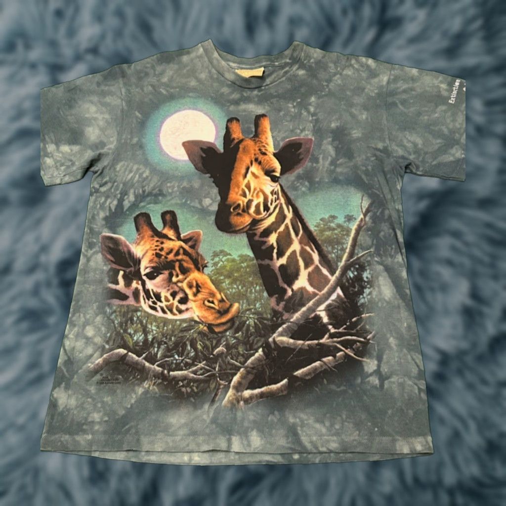 Vintage VINTAGE 90s Giraffe Nature Animals The Mountain Orlando 1999 VTG Shirt Mens M Size US M / EU 48-50 / 2 - 1 Thumbnail
