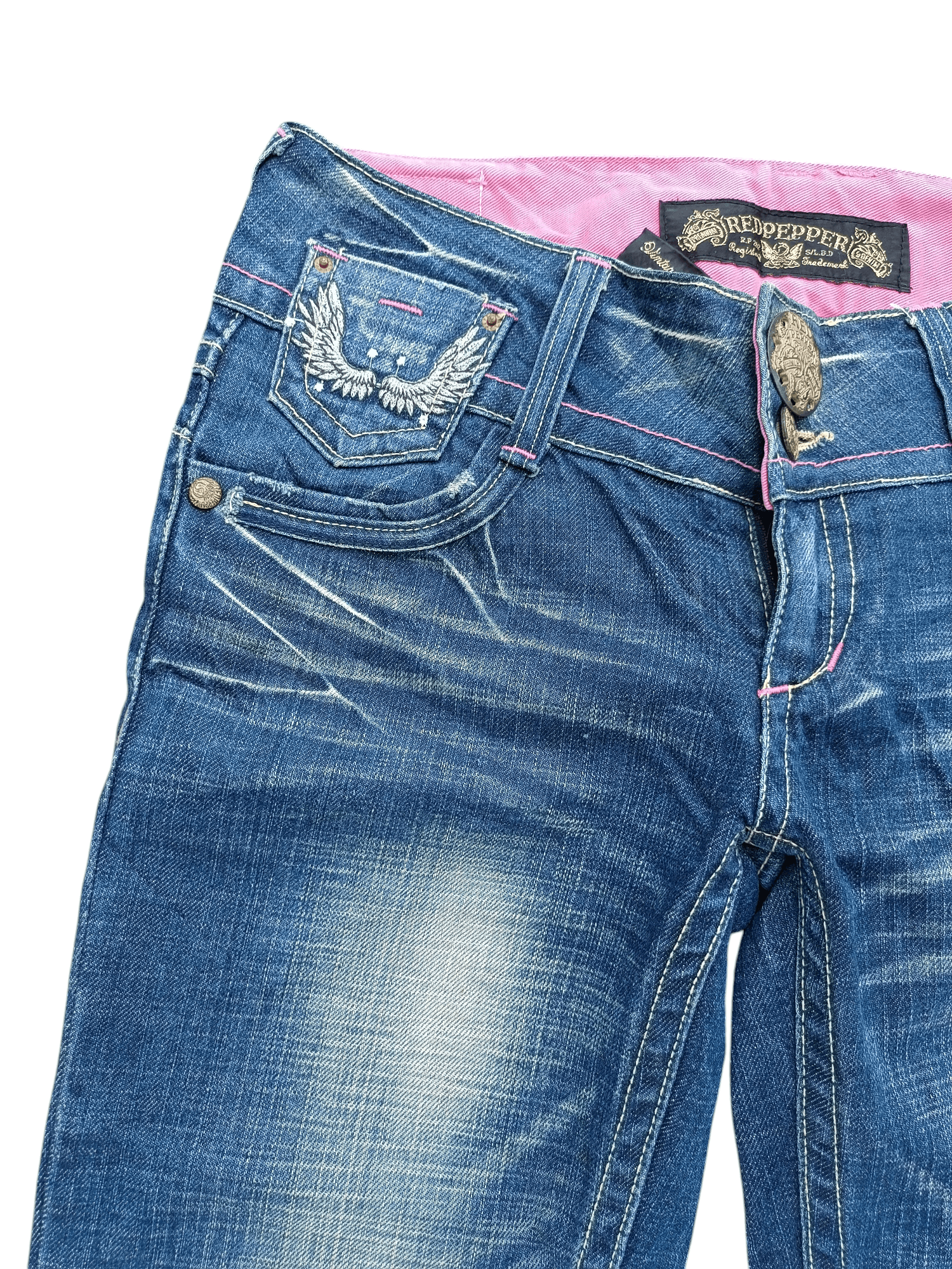 Beauty Beast Flared jeans Red Pepper low rise denim Undefined Size US 32 / EU 48 - 11 Thumbnail